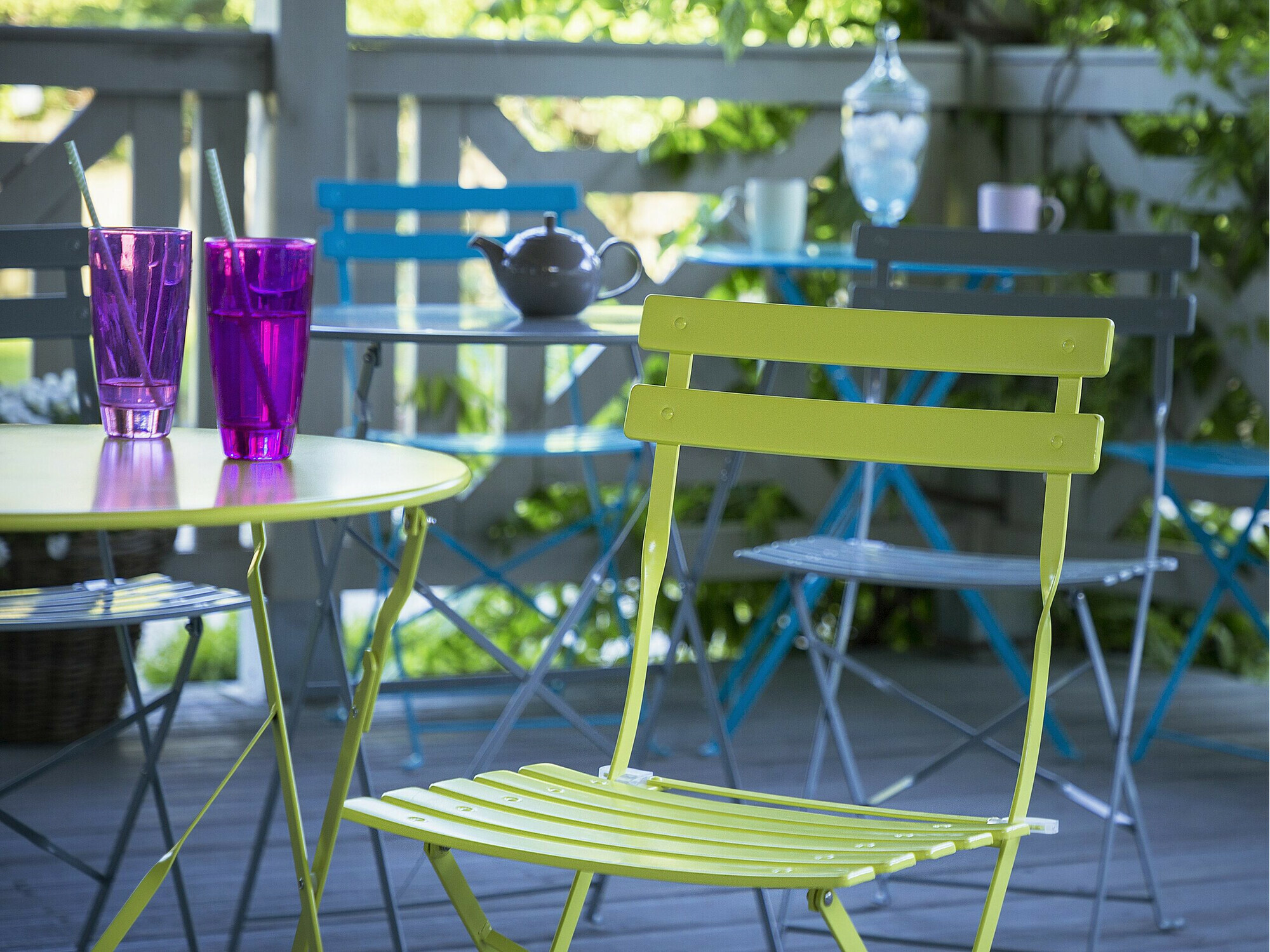 Balkona komplekts Berwyn 1841 (Dzeltens)