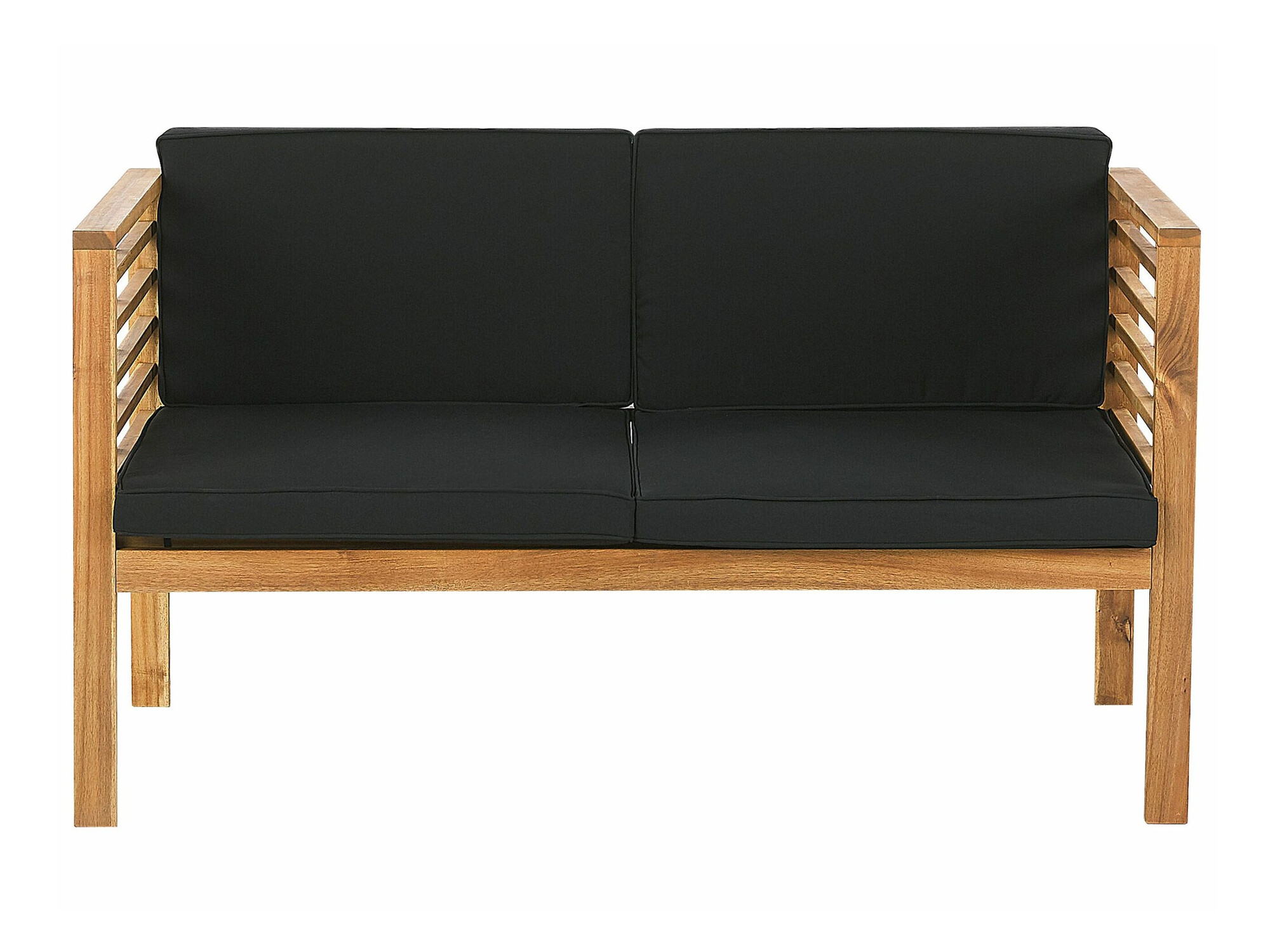 Dārza mēbeļu komplekts Berwyn 1847 (Melns + Gaišs koks)