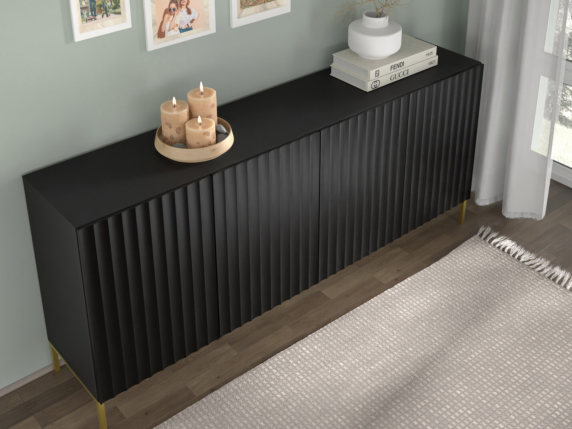 Шкафчик Soropho 101 (Чёрный)