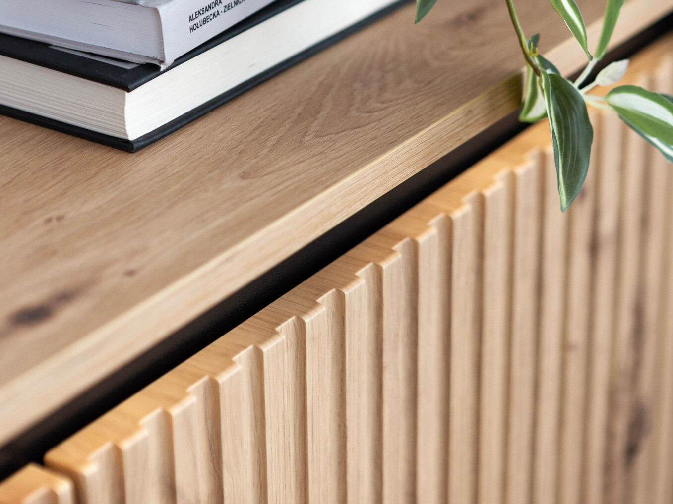 Skapis Fernolu 103 (Artisan ozols + Melns)