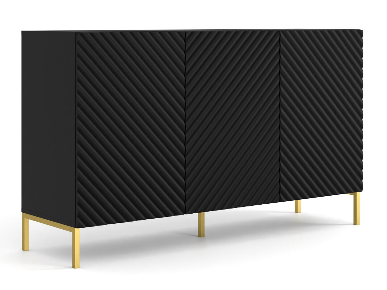 Skapis Fivremu 100 (Melns)