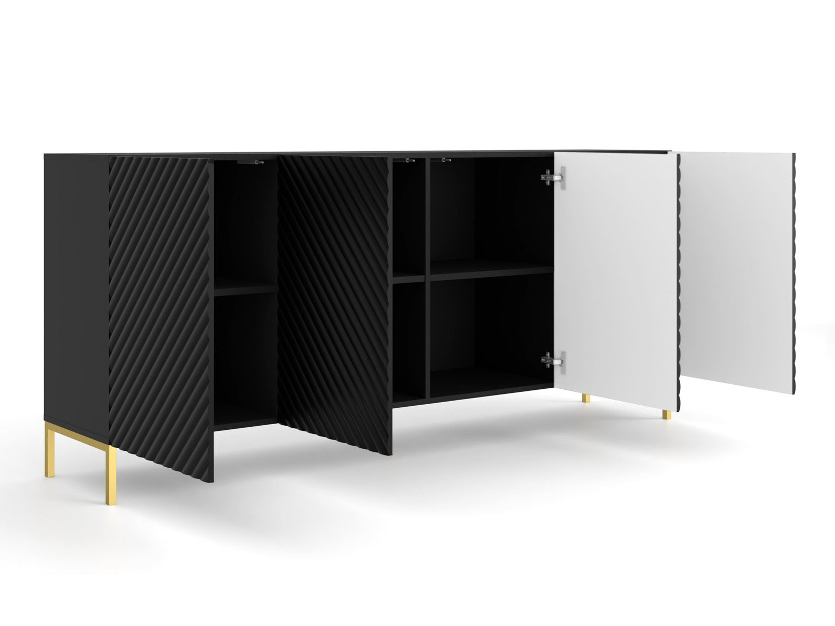 Skapis Fivremu 101 (Melns)