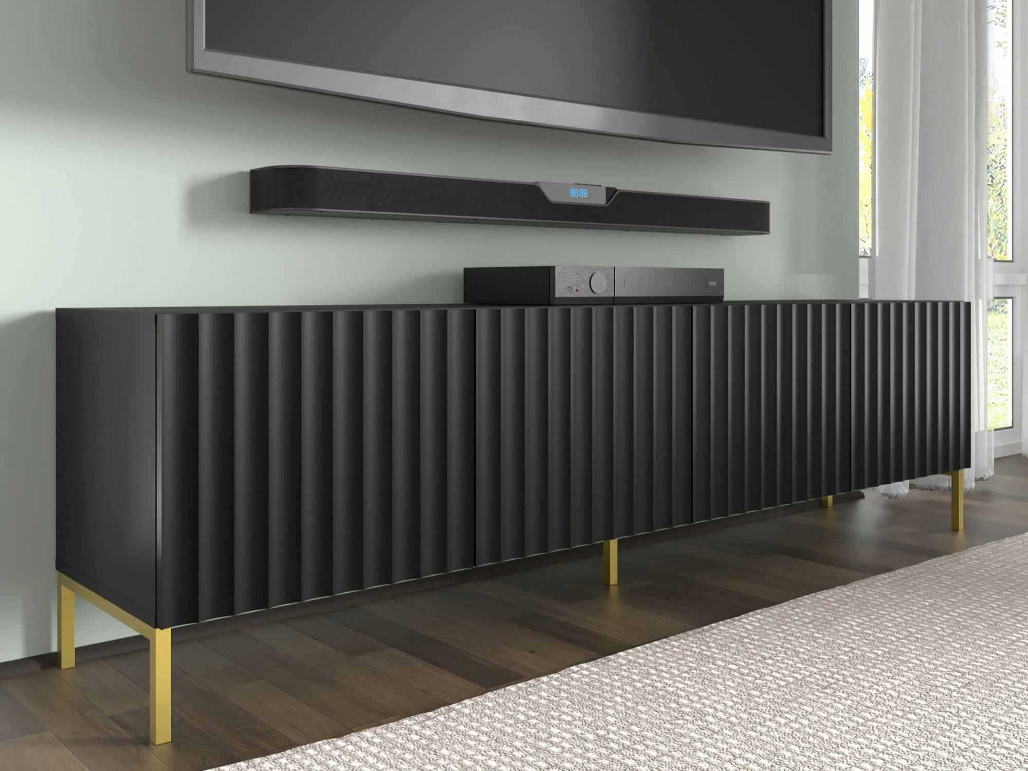 TV galds Soropho 103 (Melns)