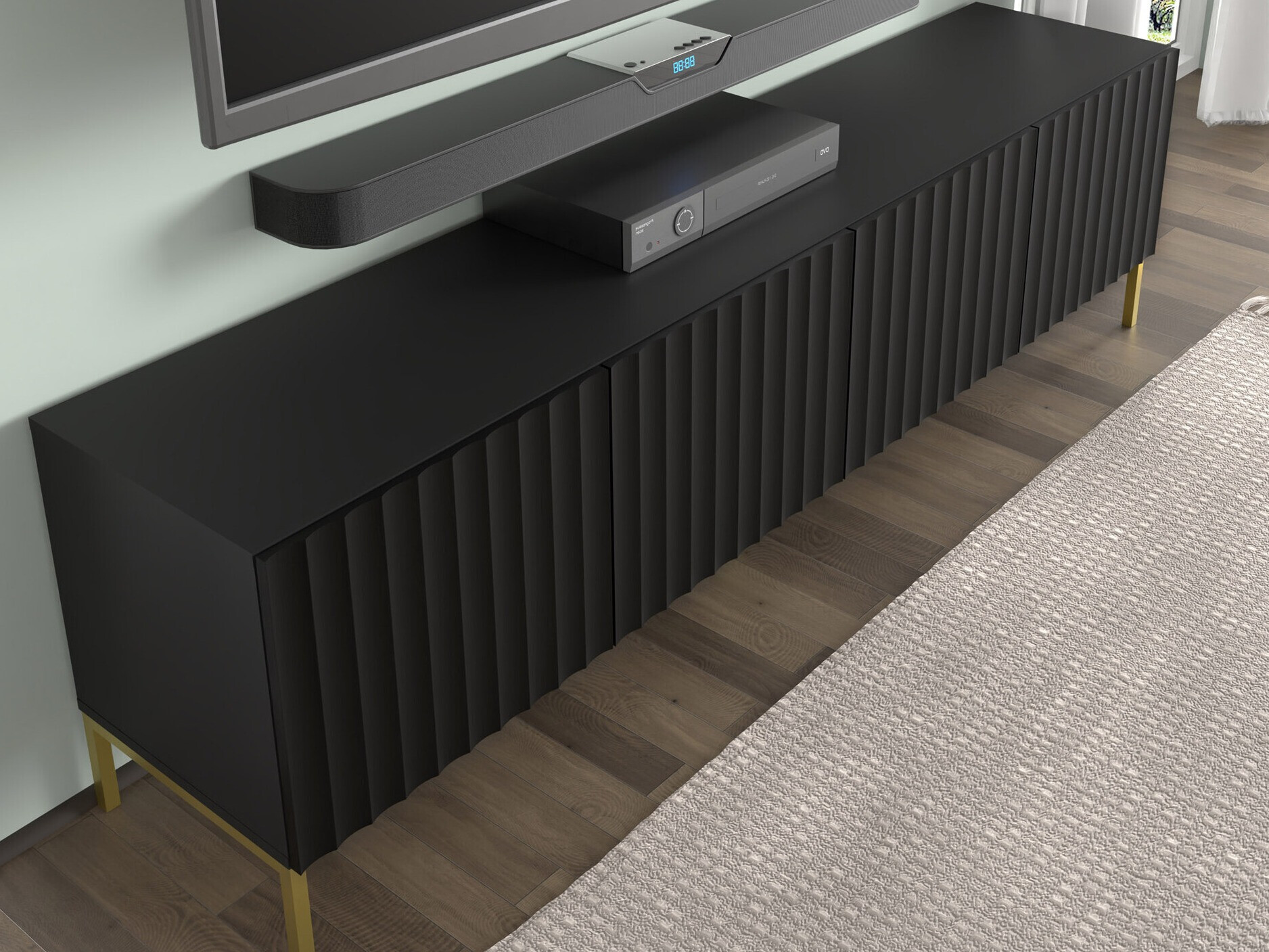 TV galds Soropho 103 (Melns)