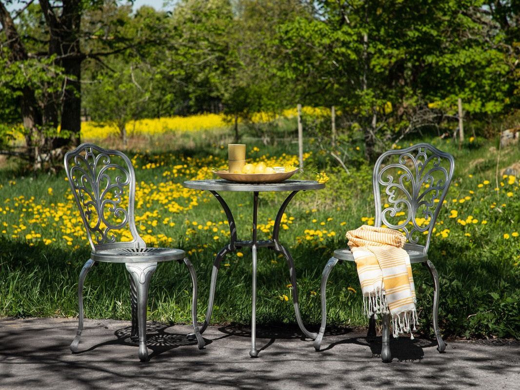 Balkona komplekts Dallas 4462 (Sudraba)