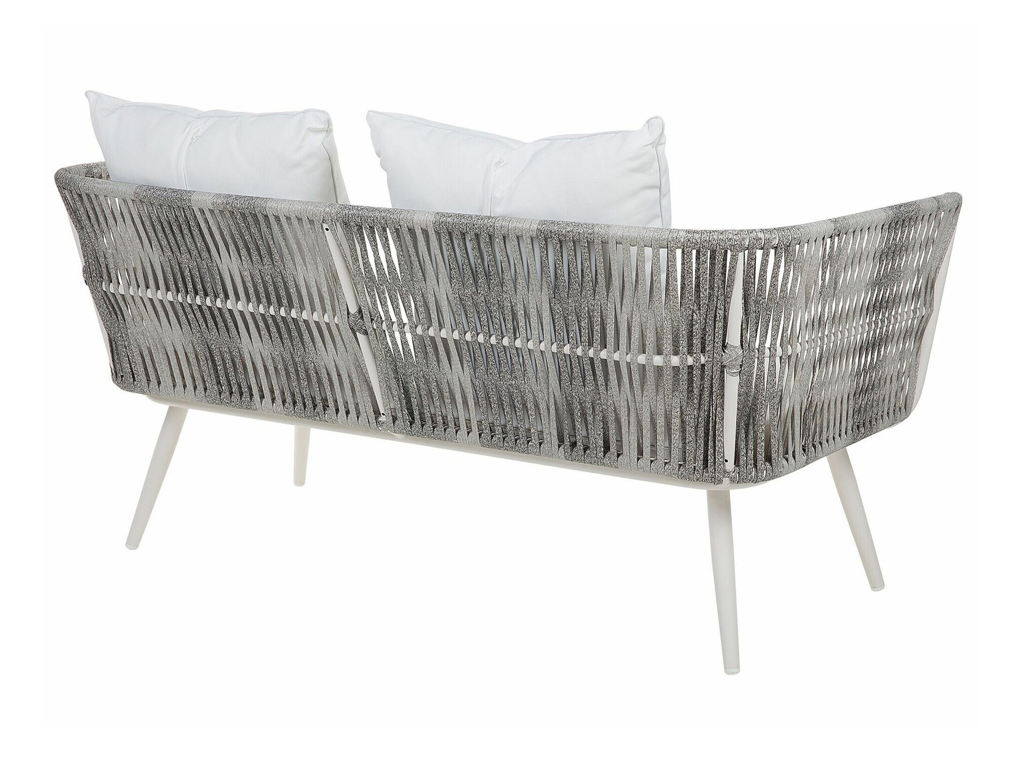 Dārza mēbeļu komplekts Berwyn 1848 (Balts + Pelēks)