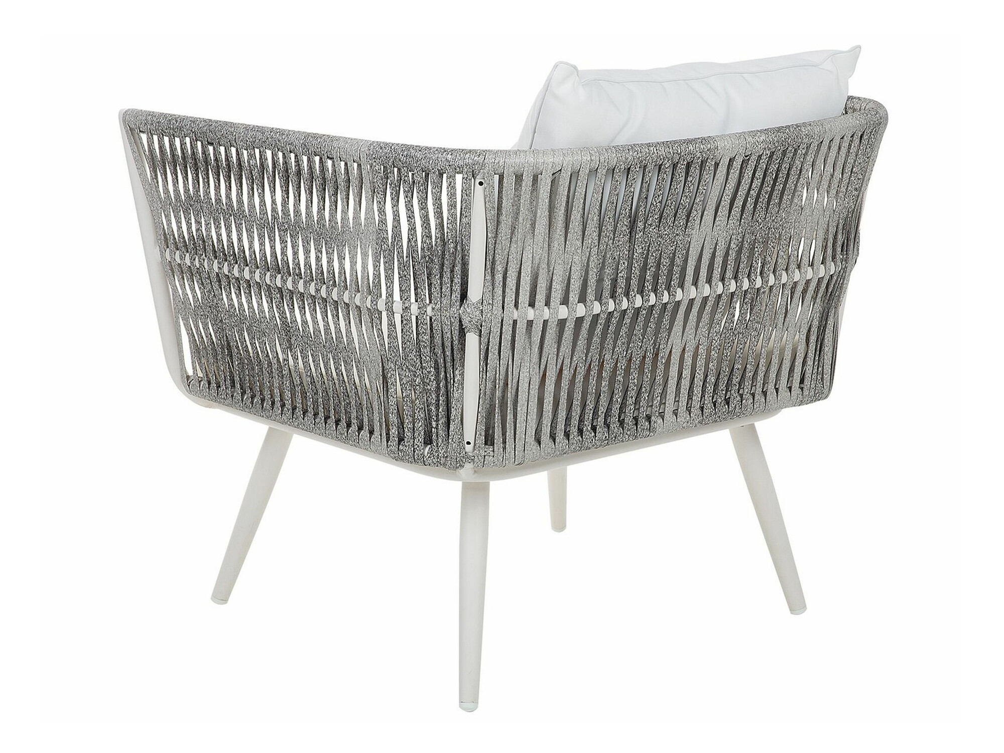 Dārza mēbeļu komplekts Berwyn 1848 (Balts + Pelēks)