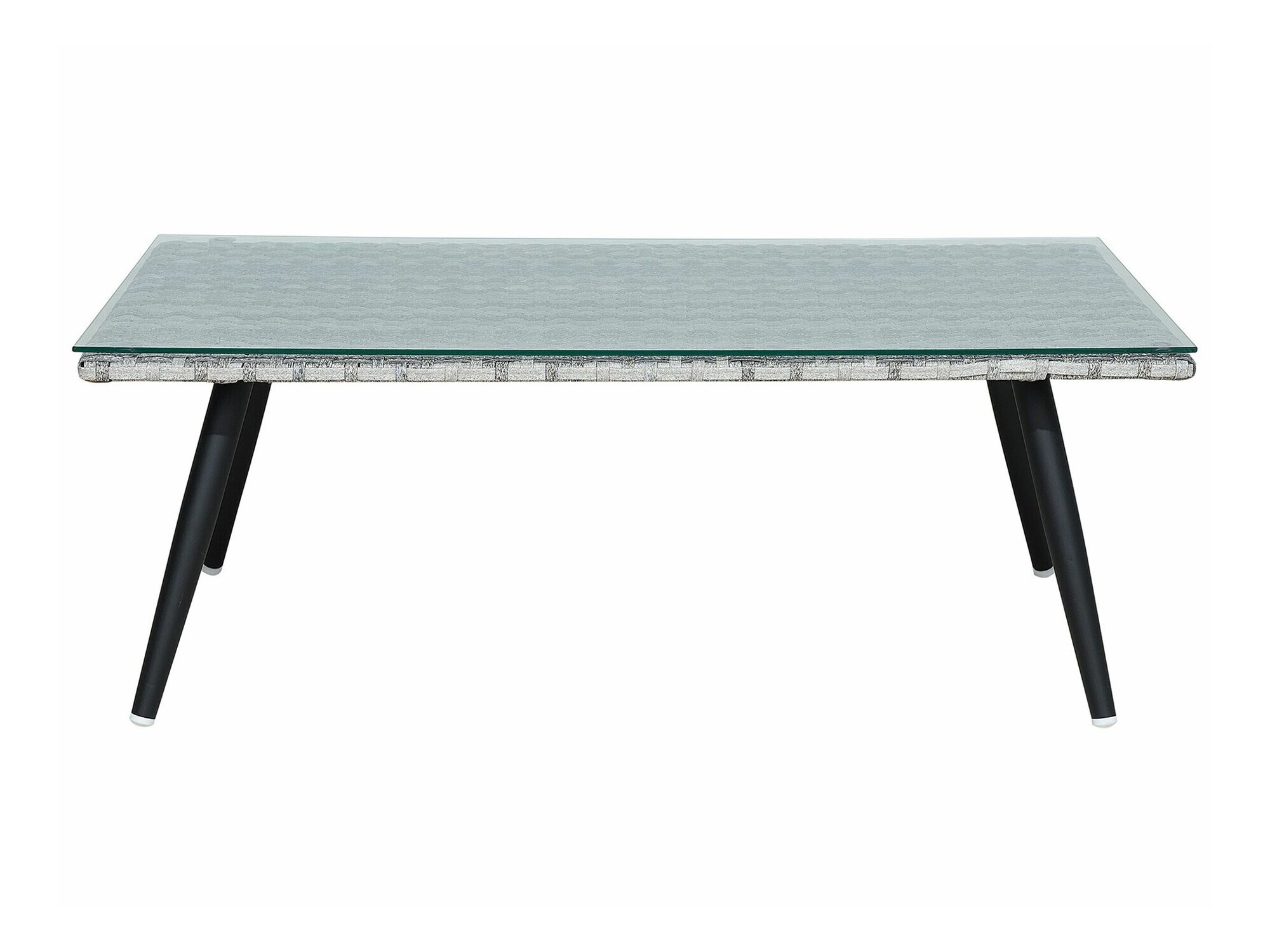 Dārza mēbeļu komplekts Berwyn 1848 (Pelēks + Melns)