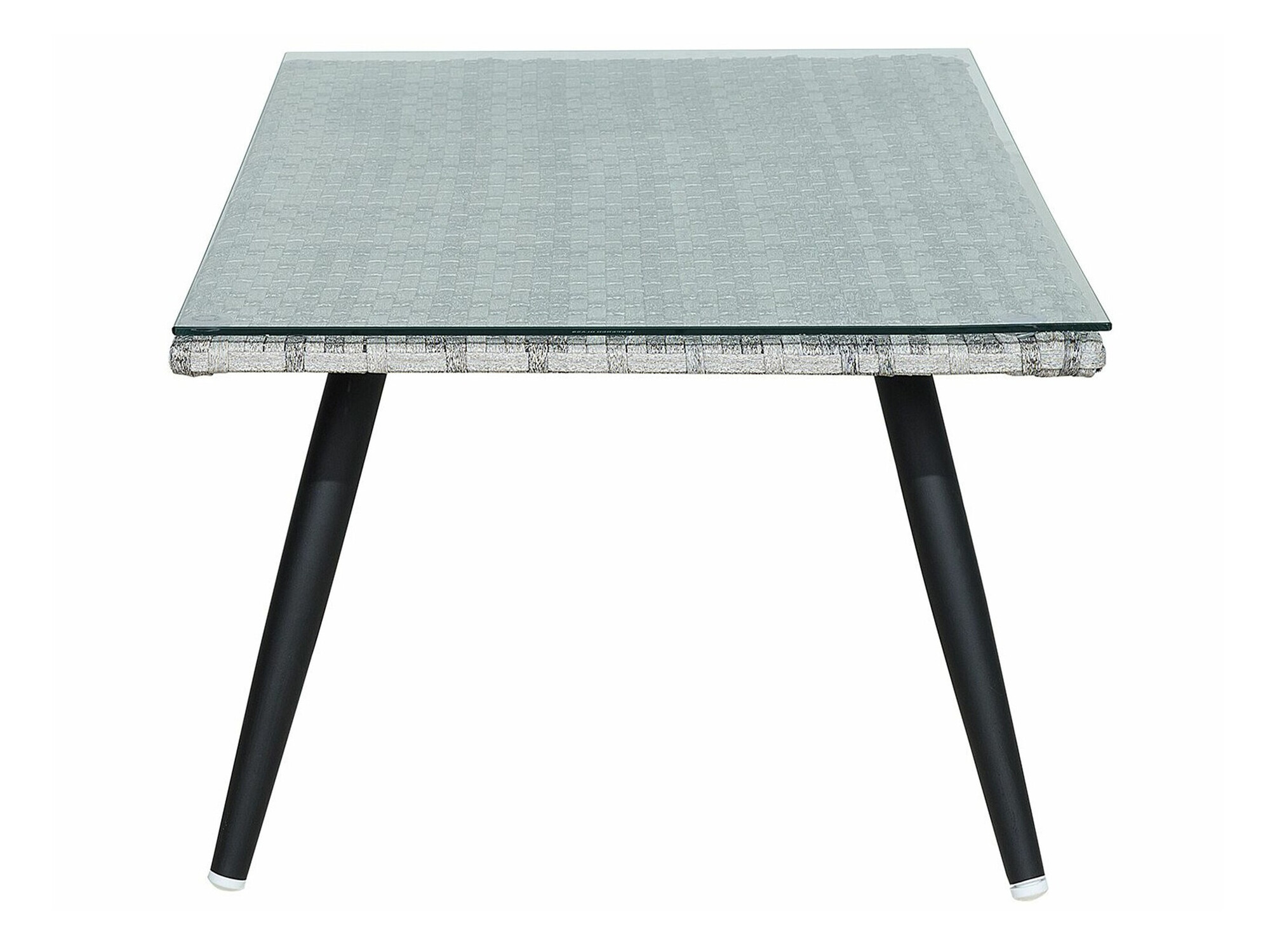 Dārza mēbeļu komplekts Berwyn 1848 (Pelēks + Melns)