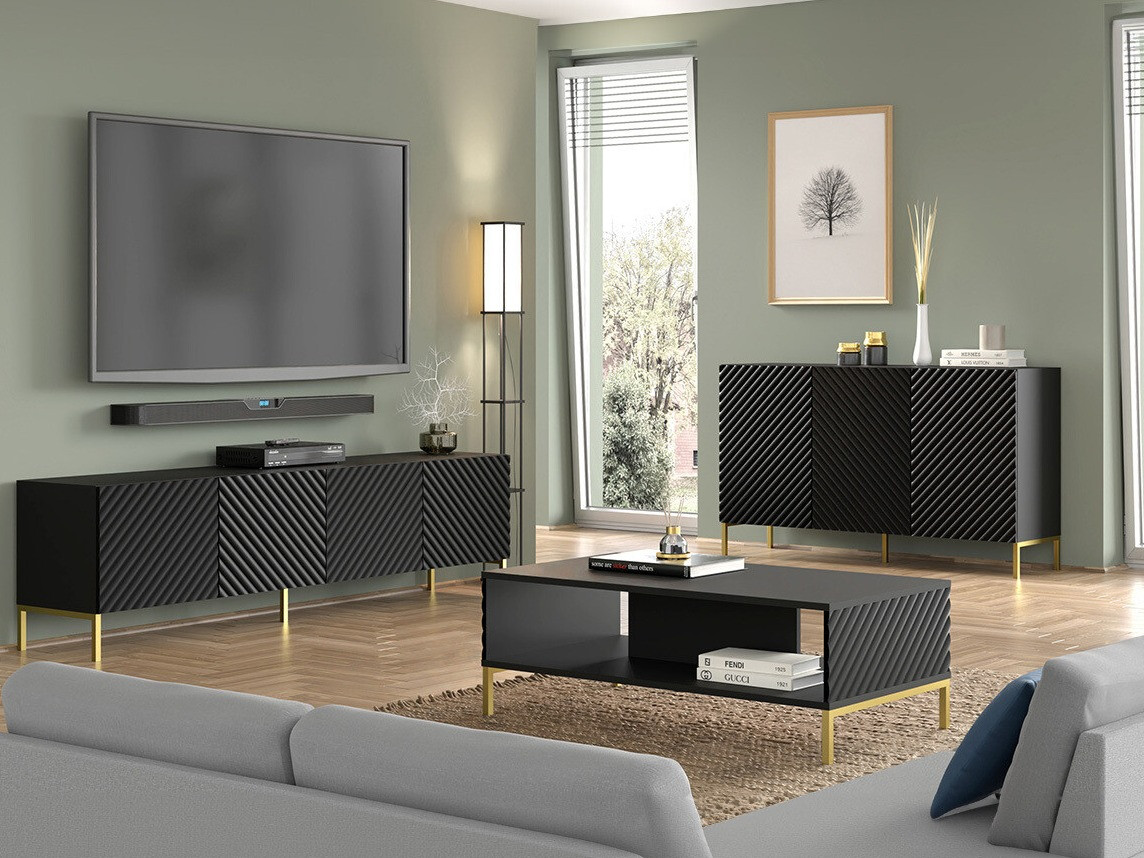 Набор для гостиной Fivremu 108 (Чёрный)