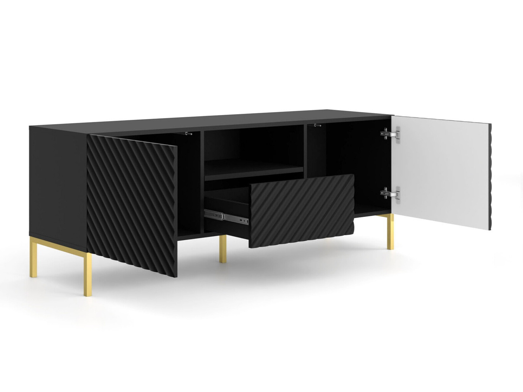 TV galds Fivremu 102 (Melns)