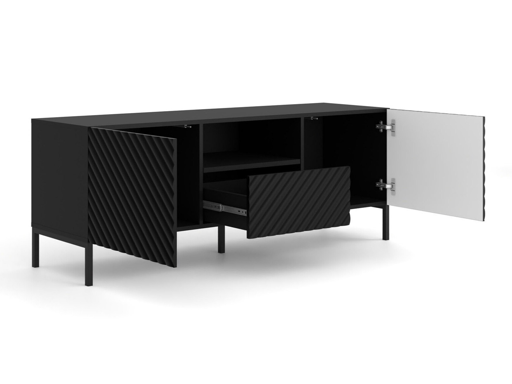 TV galds Fivremu 102 (Melns)