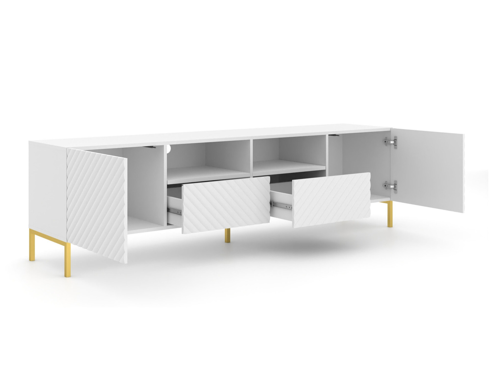 TV galds Fivremu 103 (Balts)