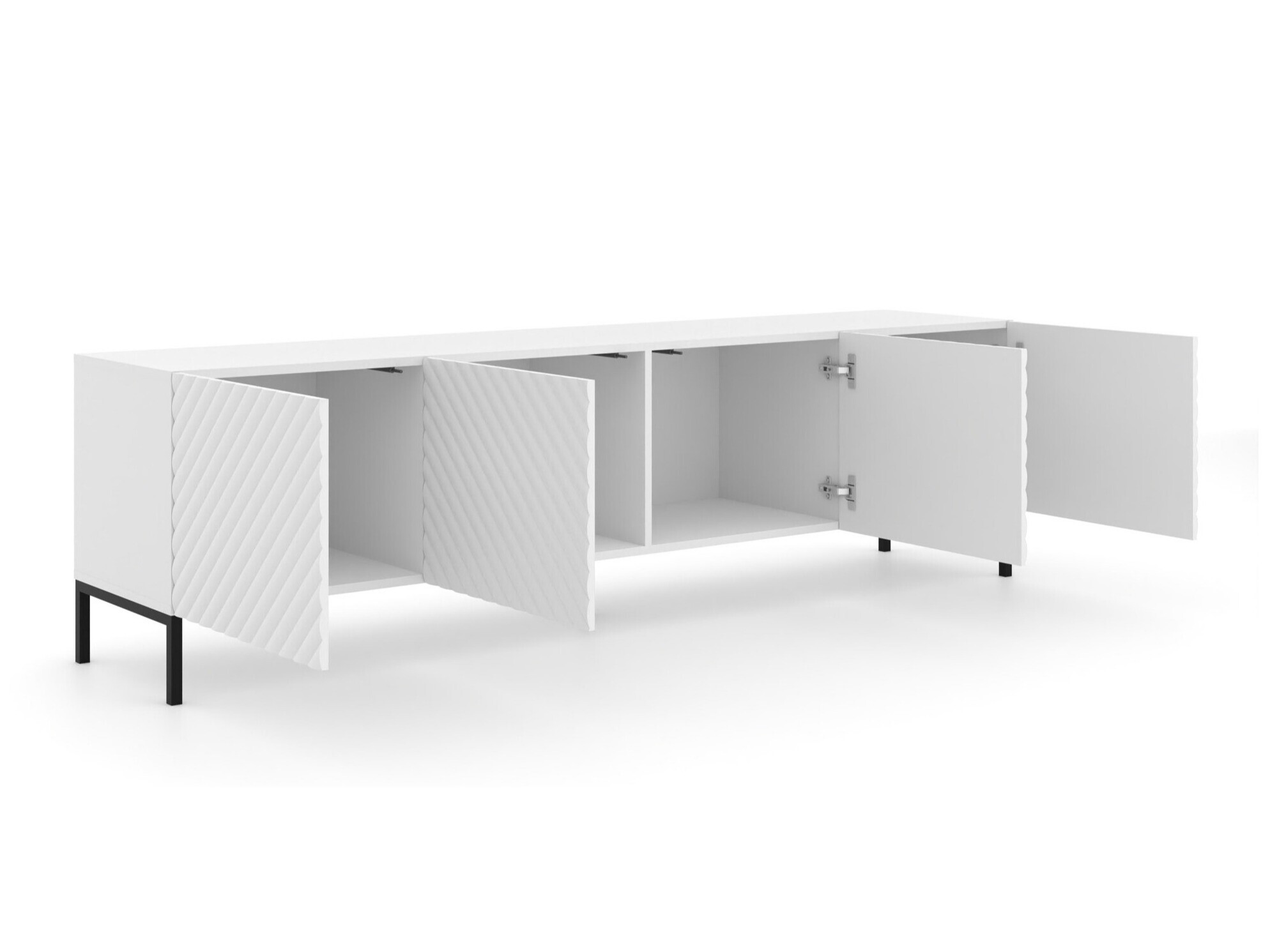 TV galds Fivremu 104 (Balts)