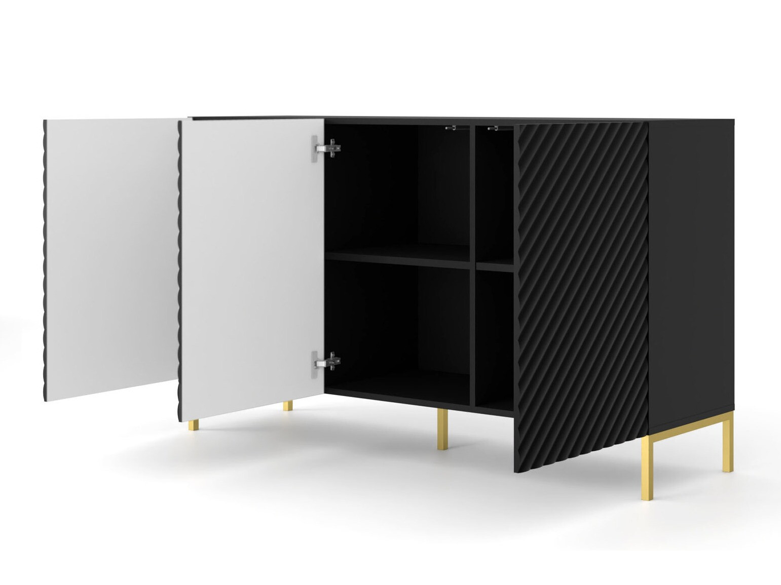 Viesistabas komplekts Fivremu 108 (Melns)