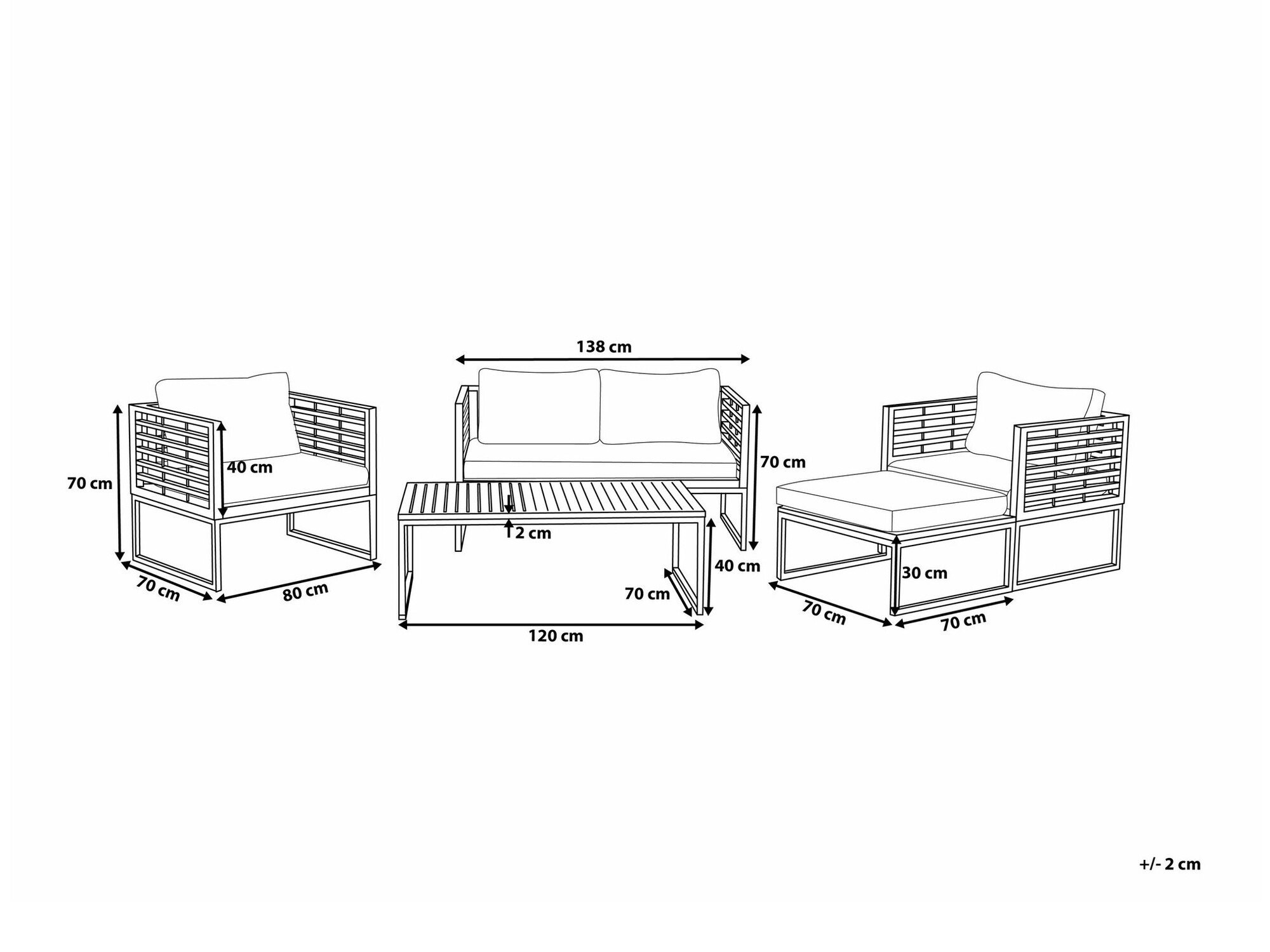 Садовый комплект Berwyn 1872