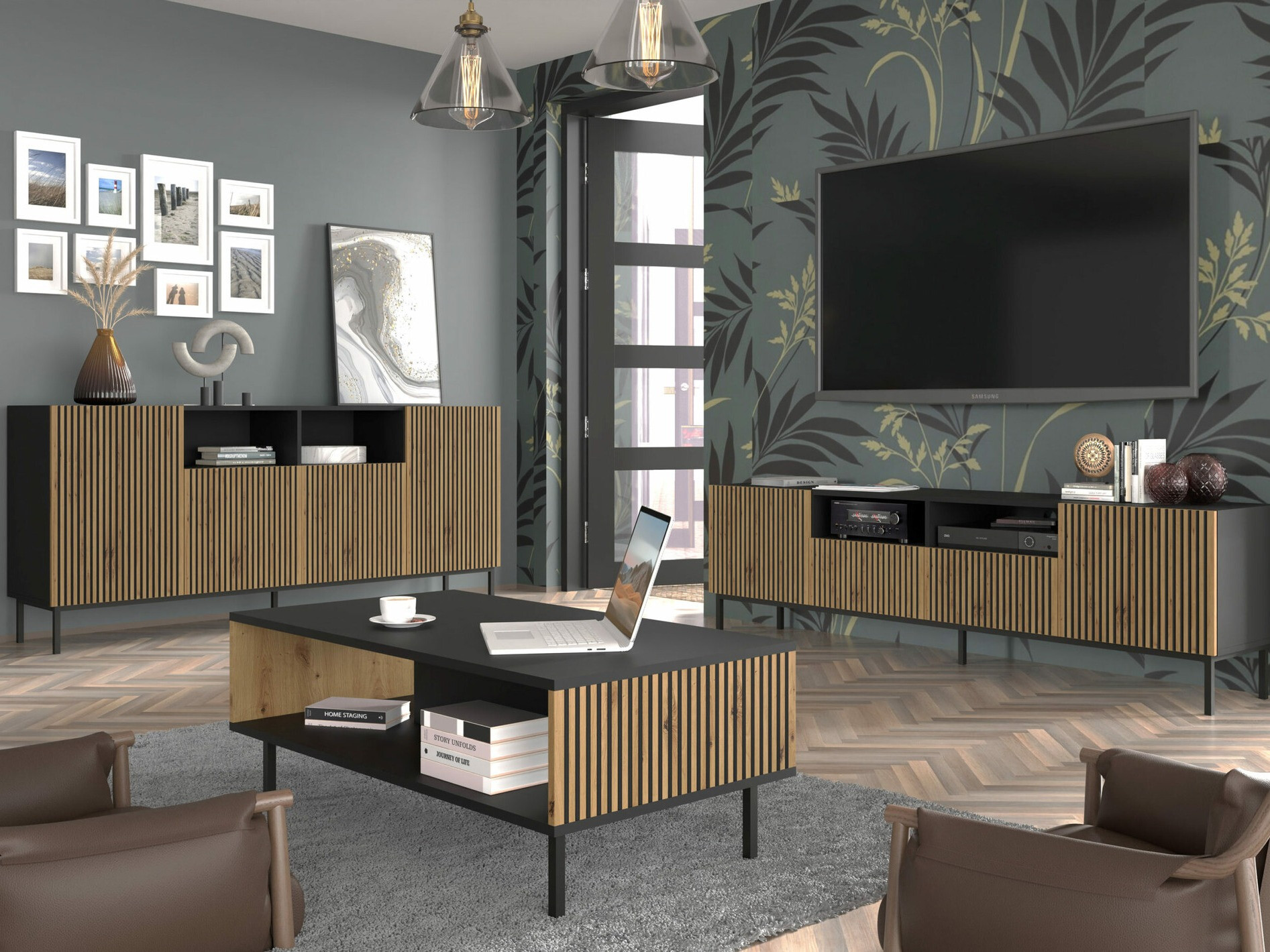 TV galds Talsalu 100 (Melns)