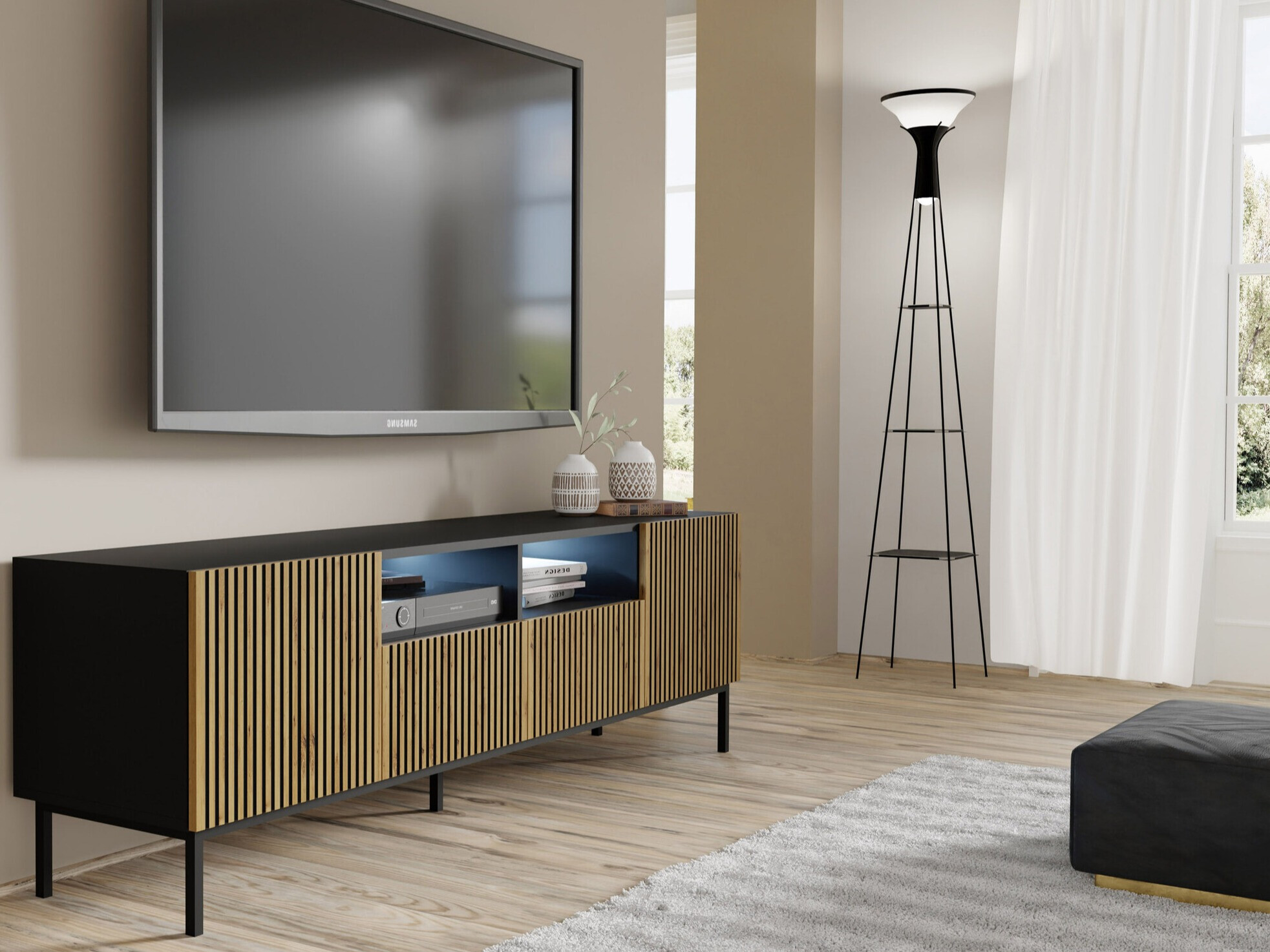 ТВ тумба Talsalu 100 (Чёрный)