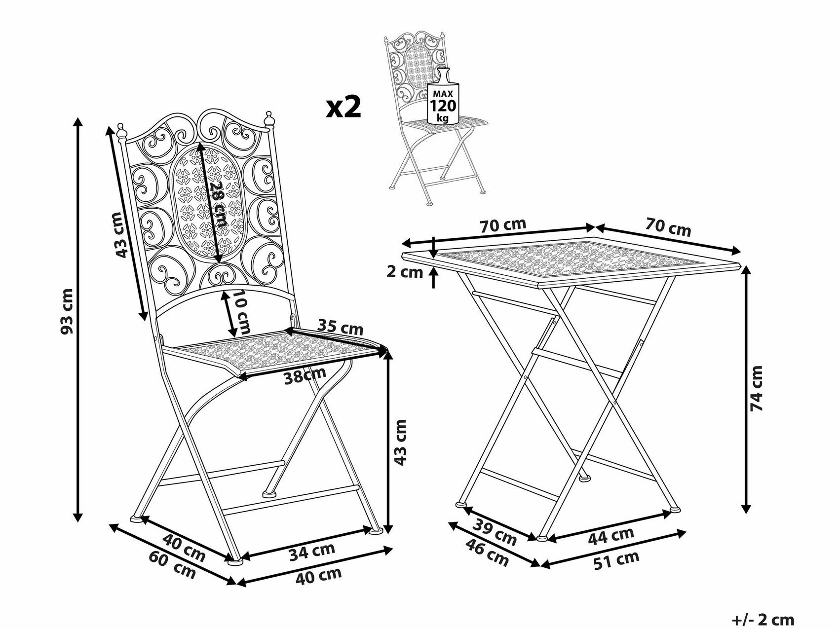 Балконный комплект Berwyn 1880