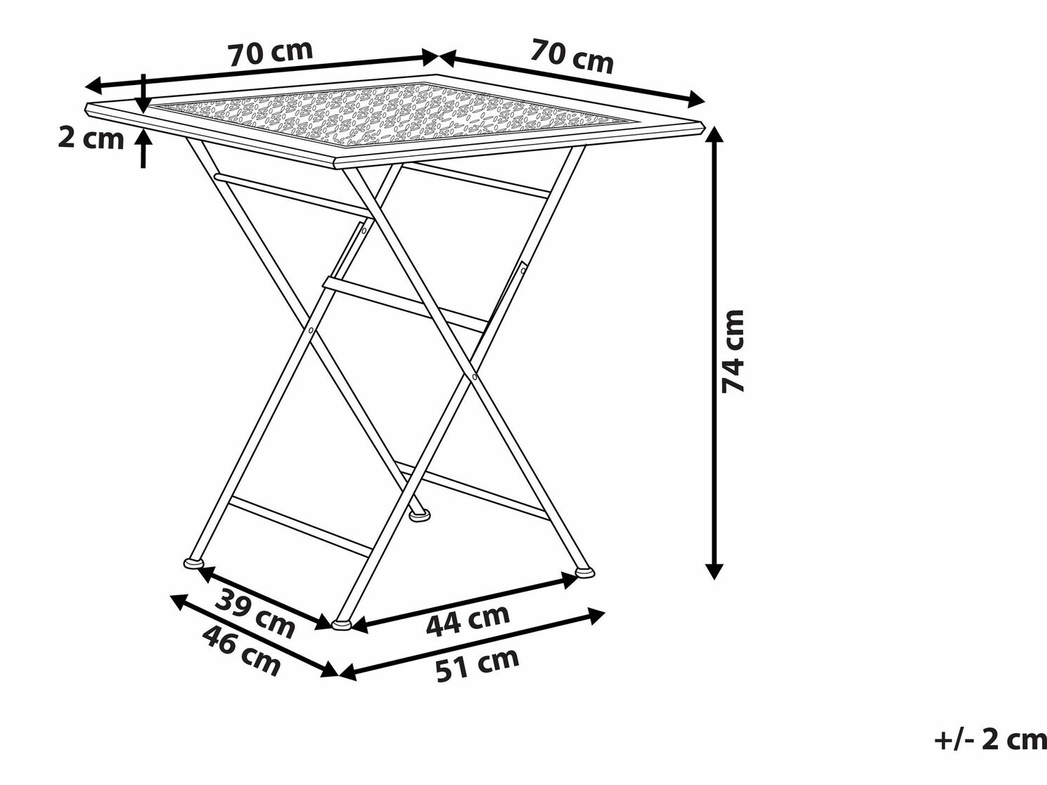 Dārza galds Berwyn 1877