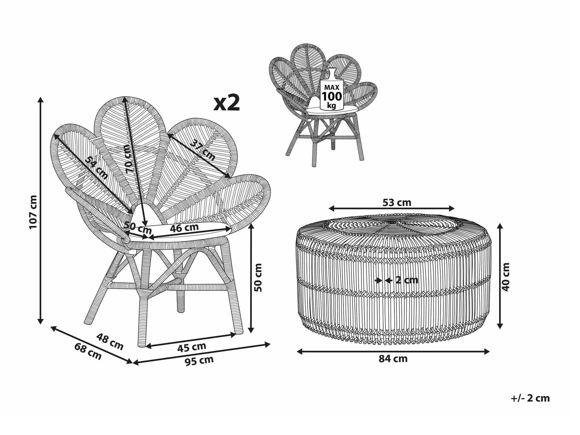 Садовый комплект Berwyn 1884
