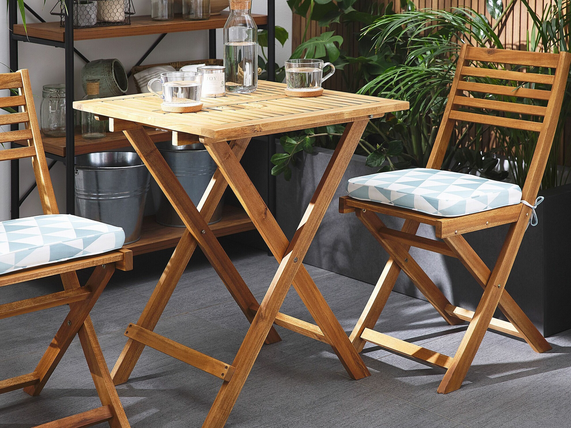 Balkona komplekts Berwyn 1894 (Gaišs koks)