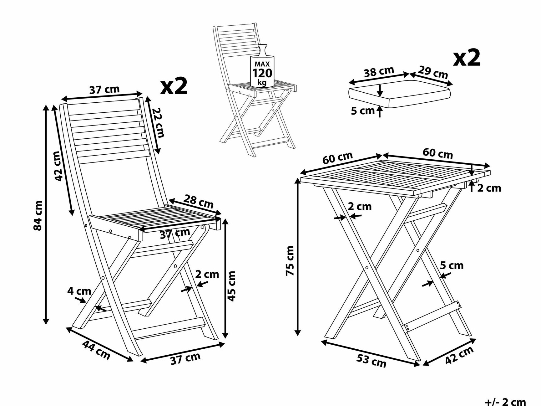 Балконный комплект Berwyn 1894 (Светлое дерево)