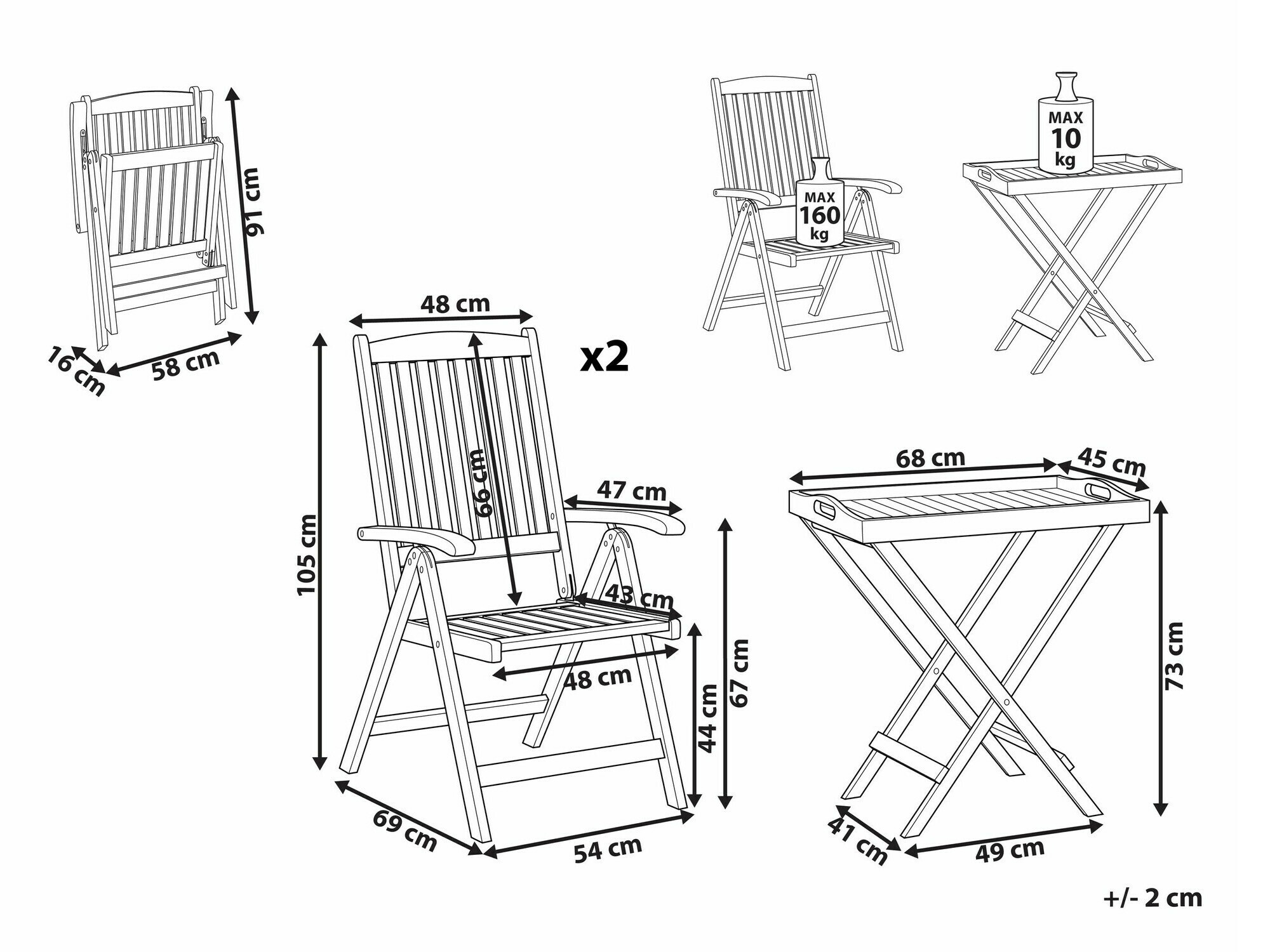 Балконный комплект Berwyn 1903