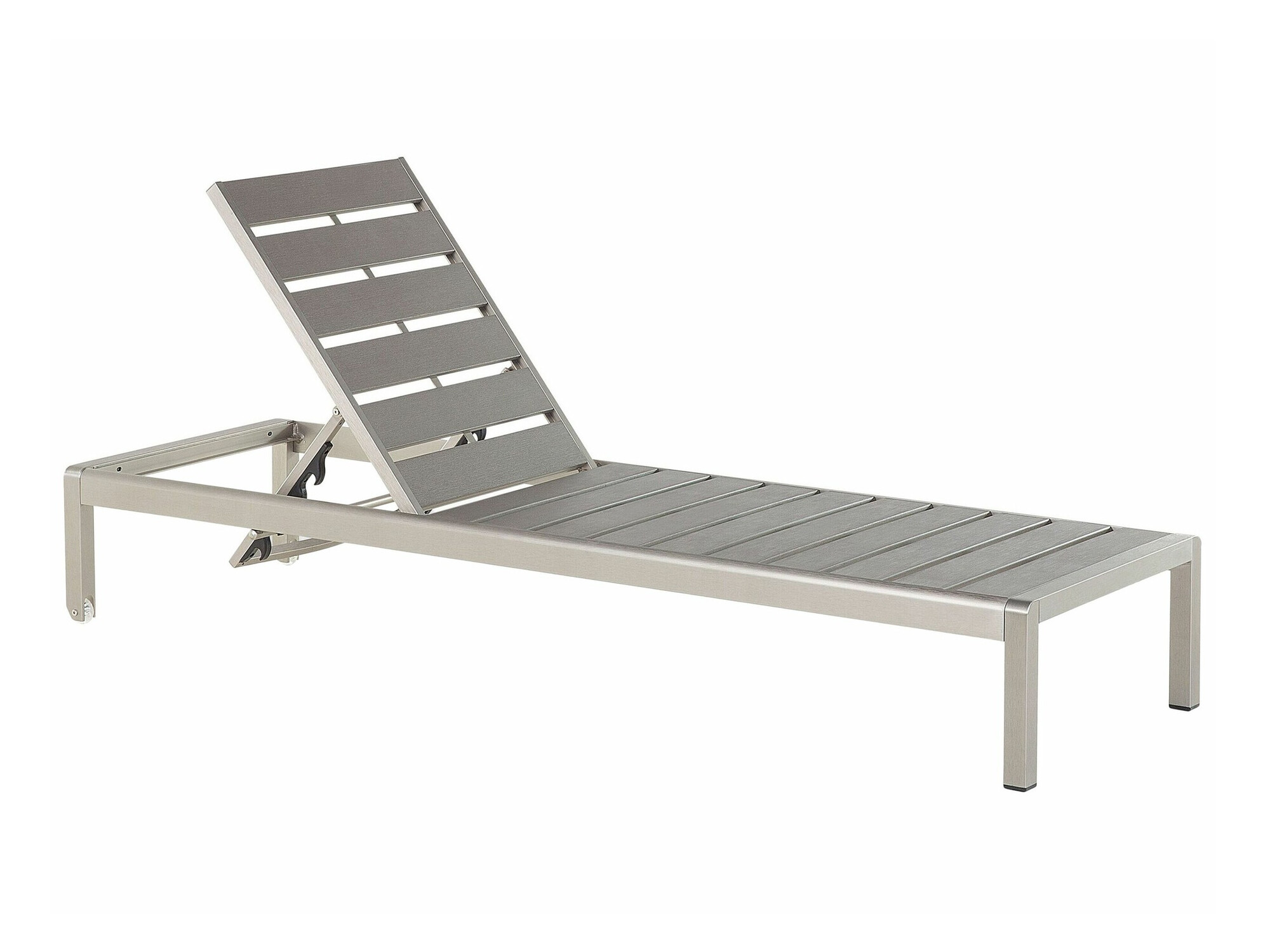 Садовый лежак Berwyn 1898 (Серый + Серебряный)