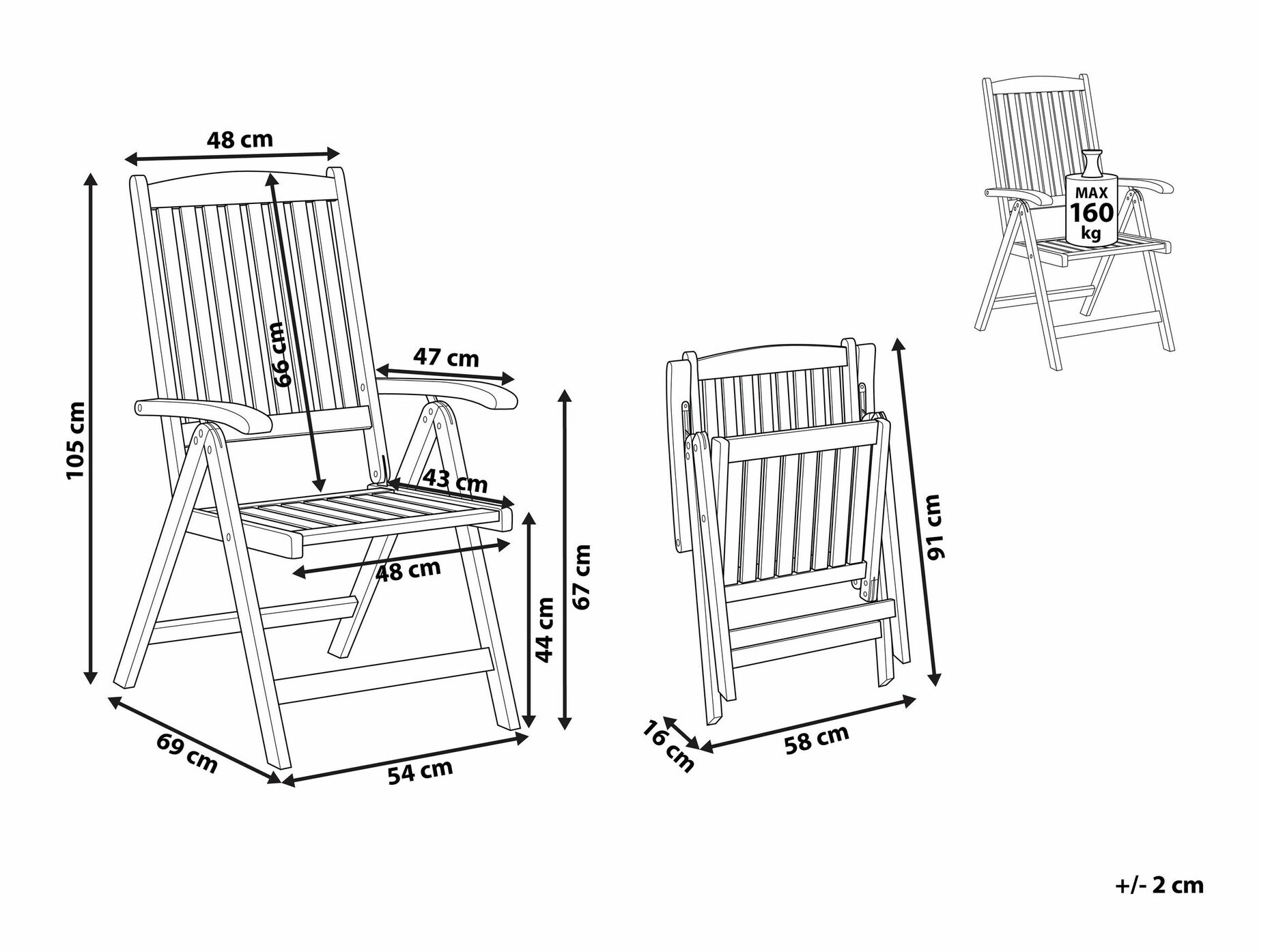 Садовый стул Berwyn 1899