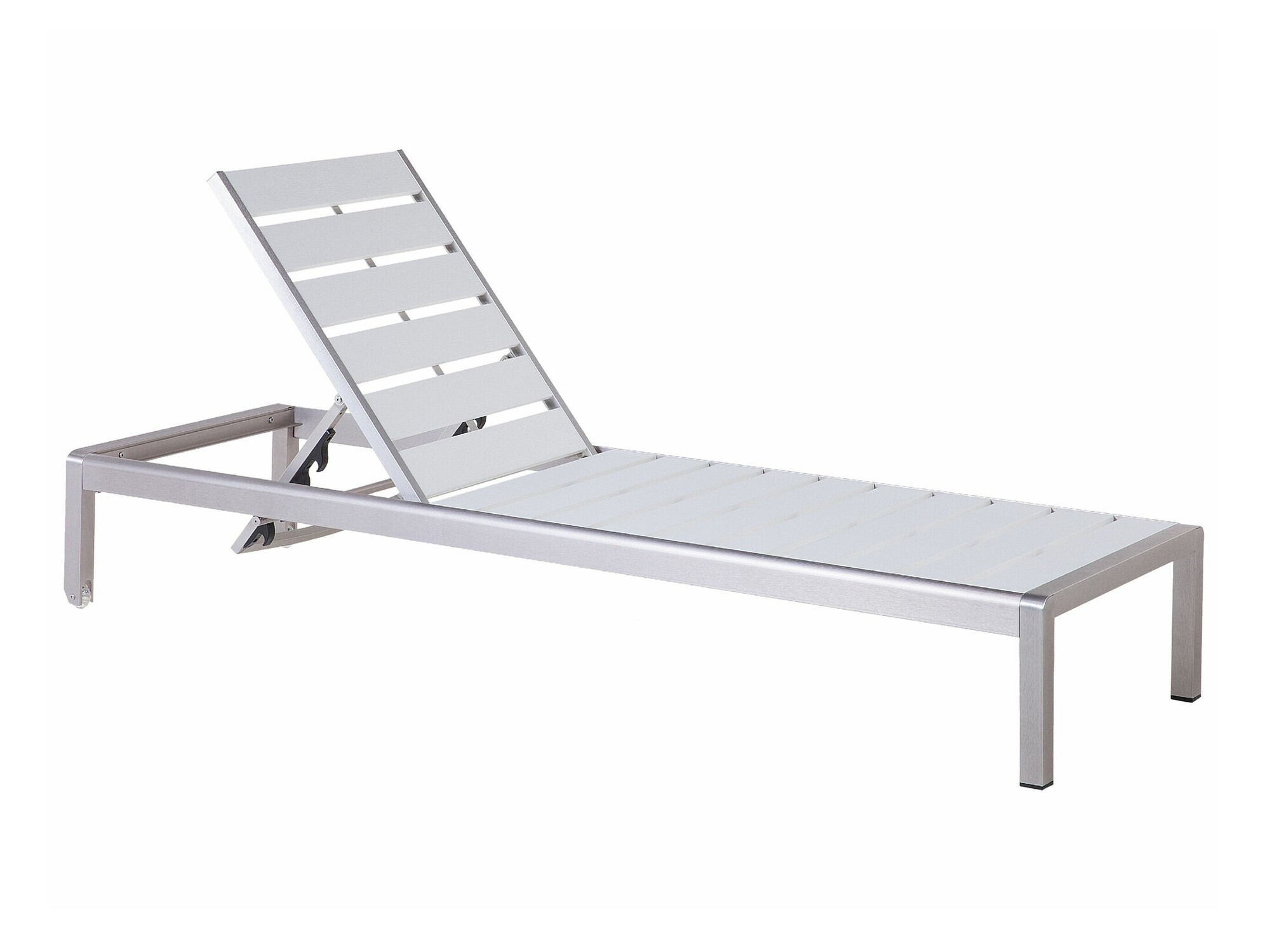 Sauļošanās krēsls Berwyn 1898 (Balts + Sudraba)