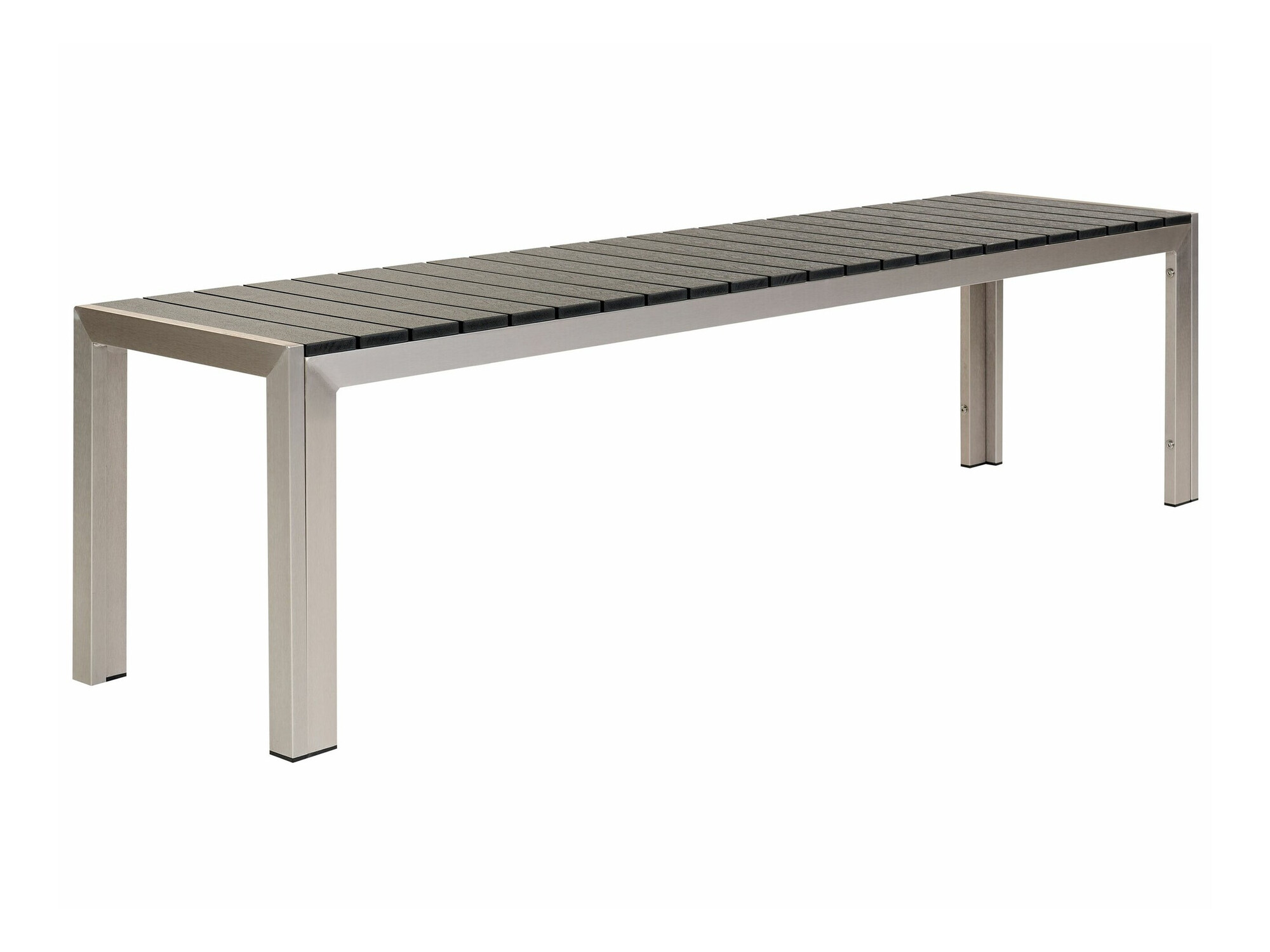 Стол и стулья Berwyn 1895 (Чёрный + Серебряный)