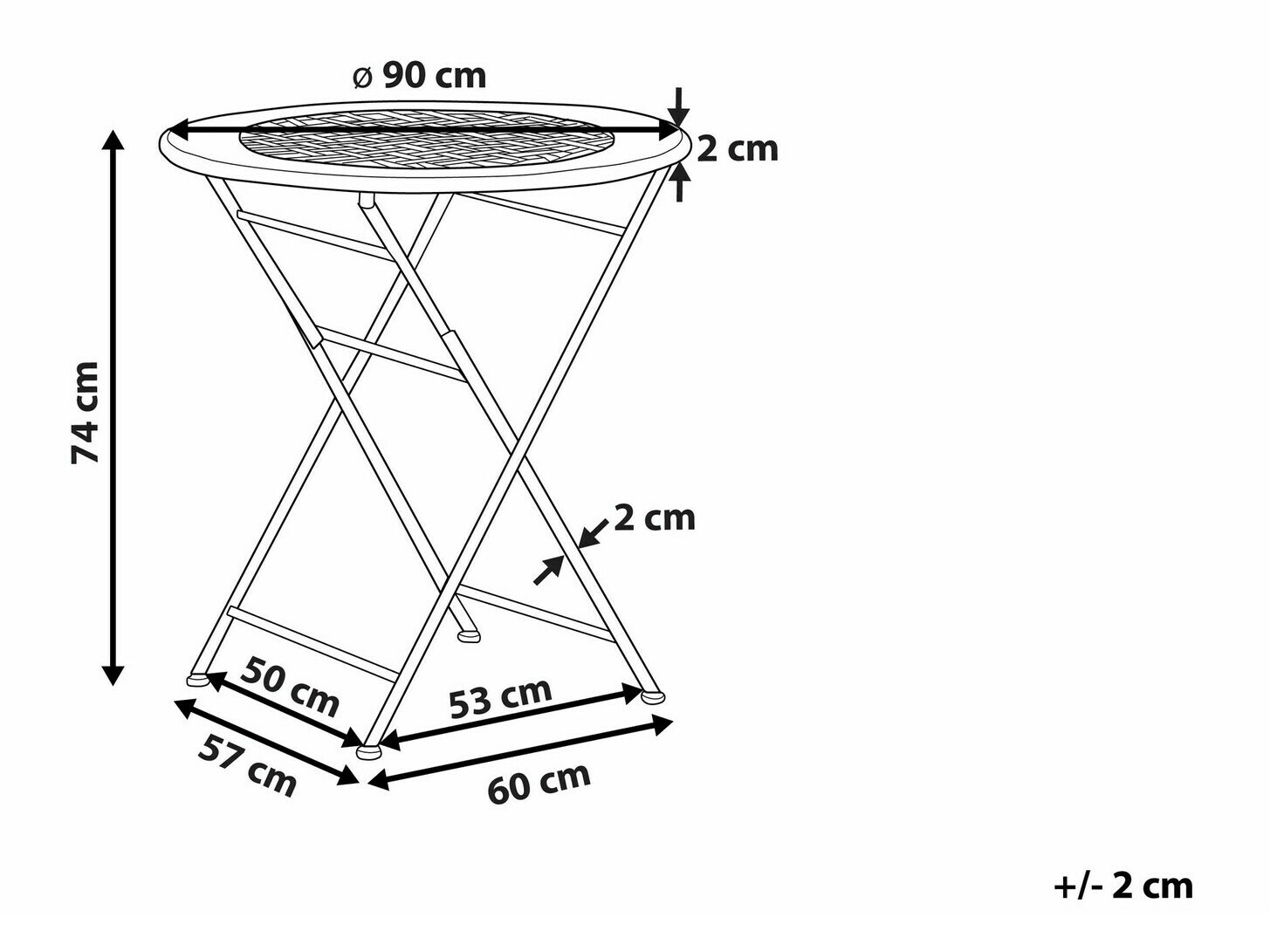 Dārza galds Berwyn 1907