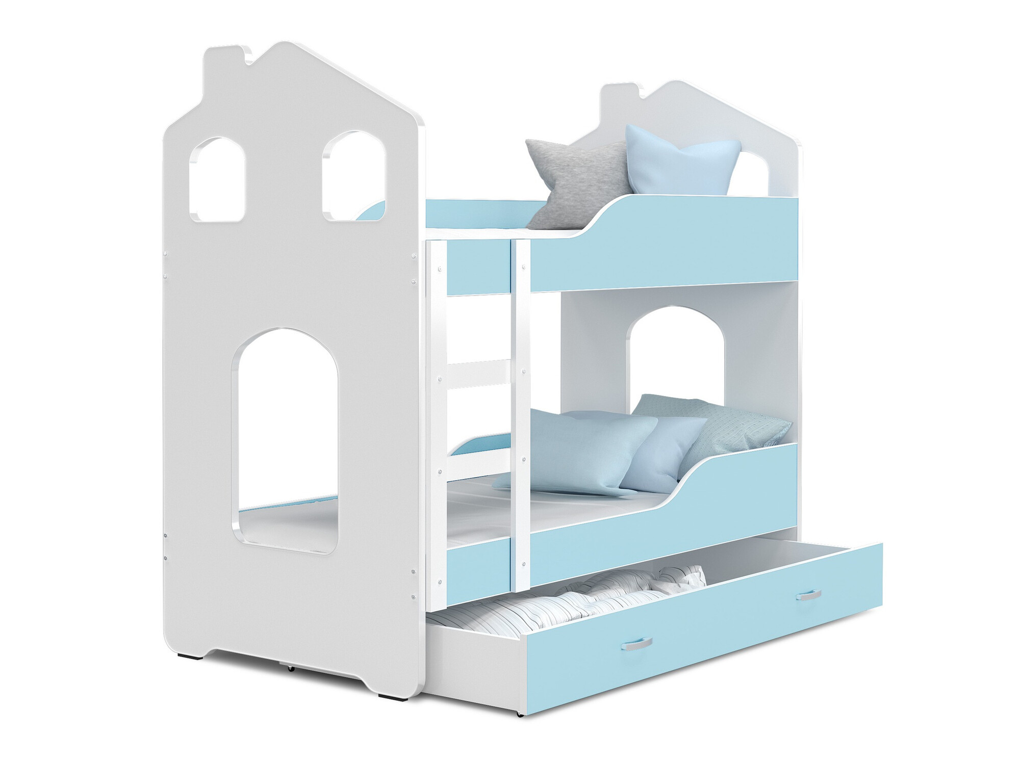 Divstāvu gulta Aurora 115 (Zils)