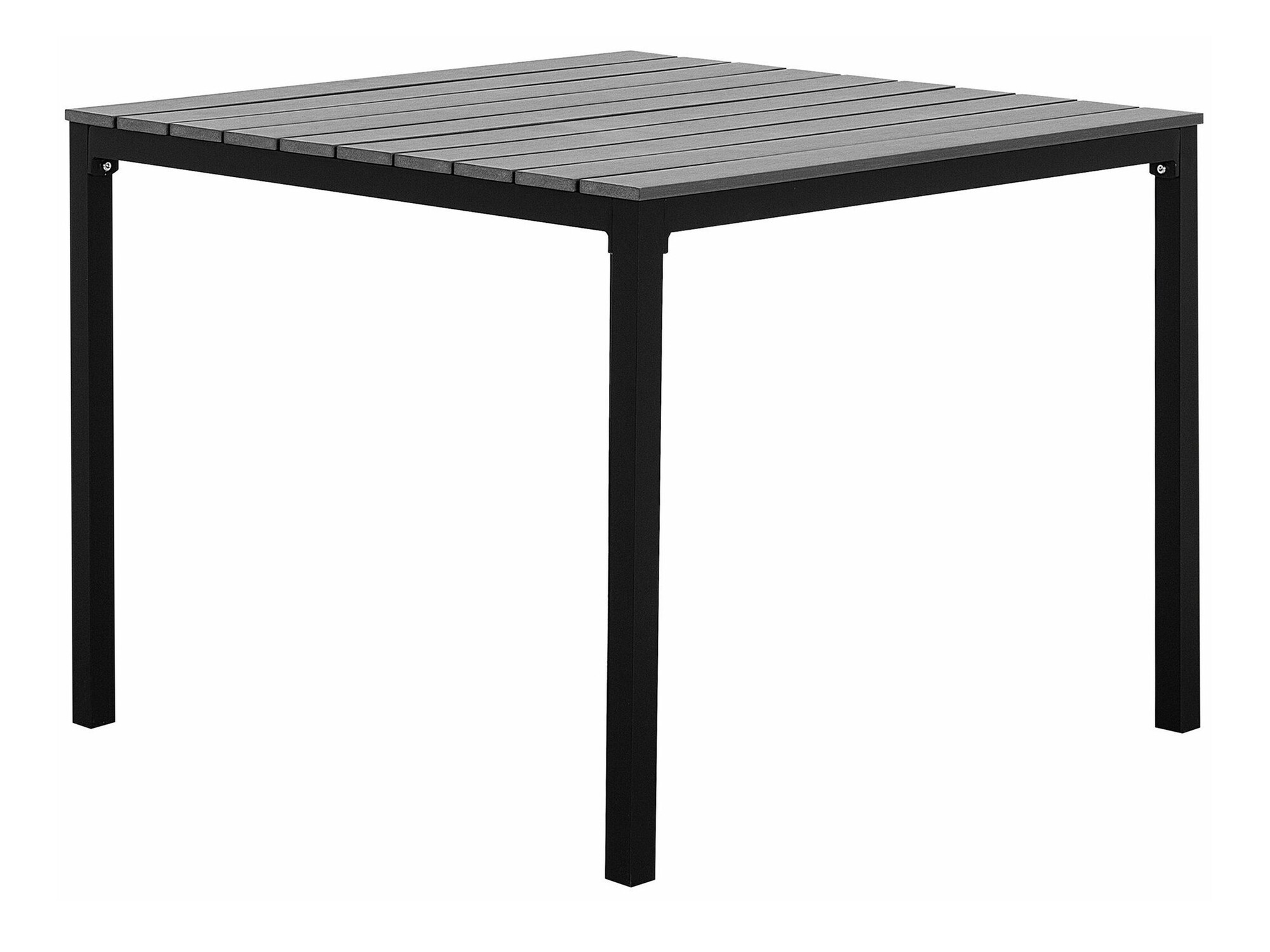 Galds un krēslu komplekts Berwyn 1912 (Melns + Pelēks)