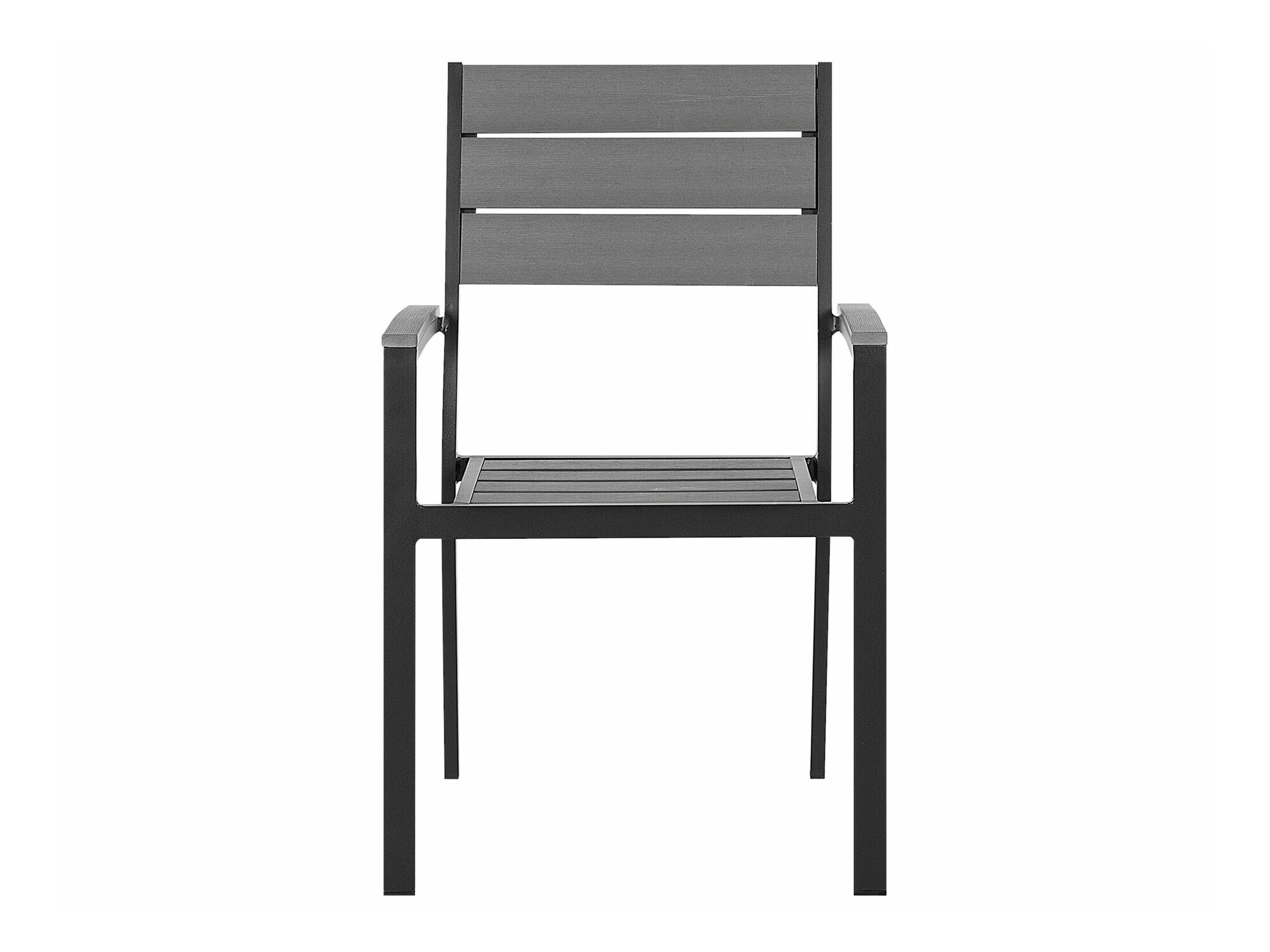 Galds un krēslu komplekts Berwyn 1912 (Melns + Pelēks)