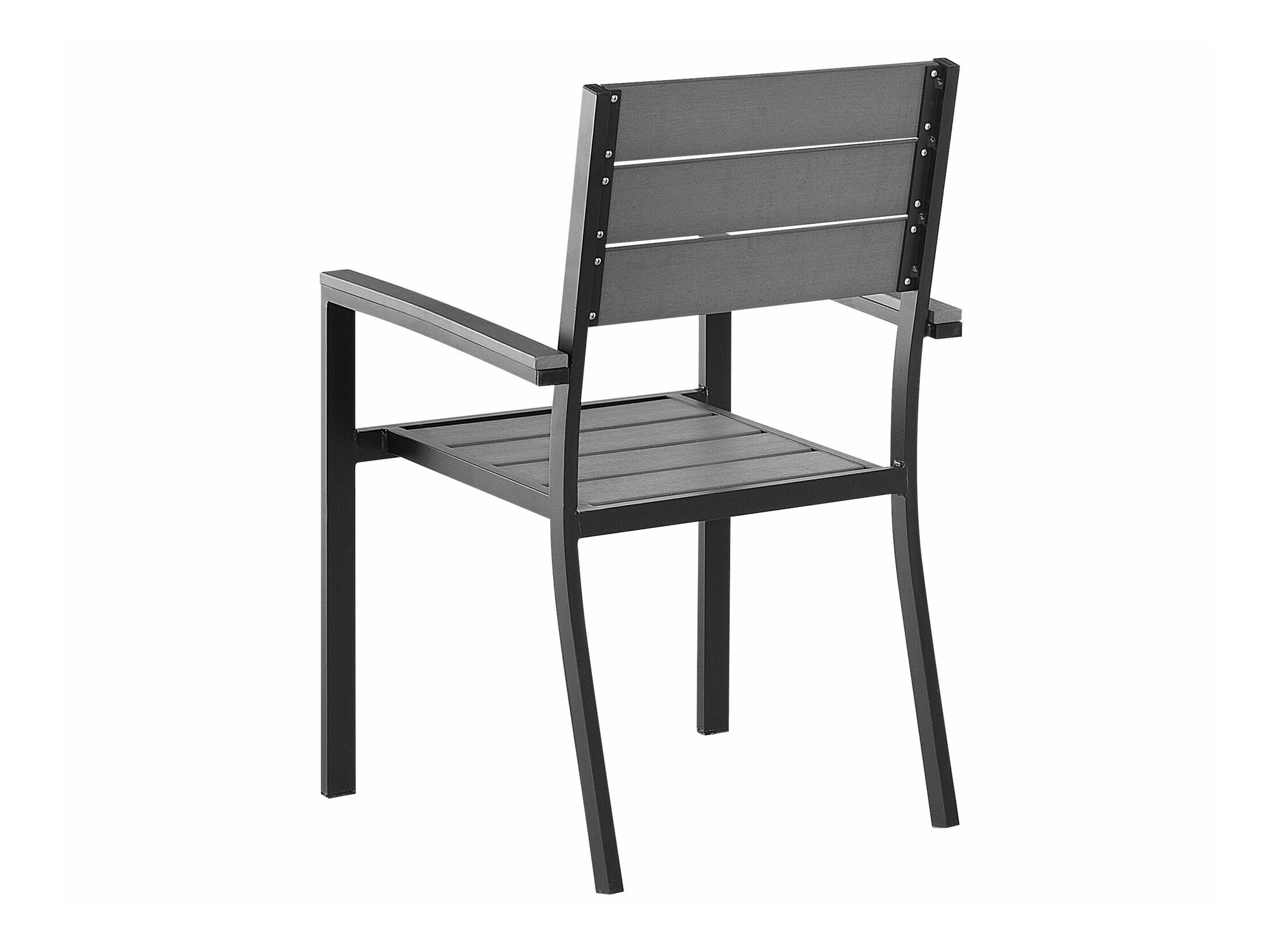 Galds un krēslu komplekts Berwyn 1912 (Melns + Pelēks)