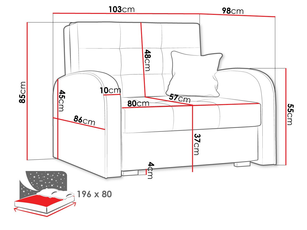 Krēsls Columbus 114 (Aragon 14)