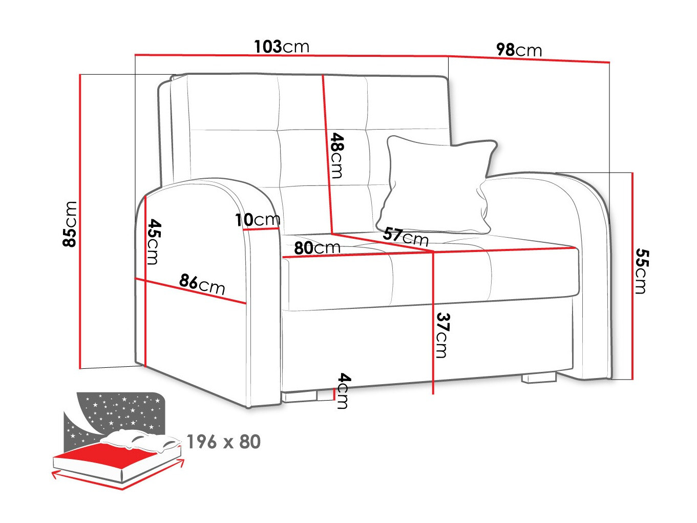 Krēsls Columbus 114 (Aragon 90)