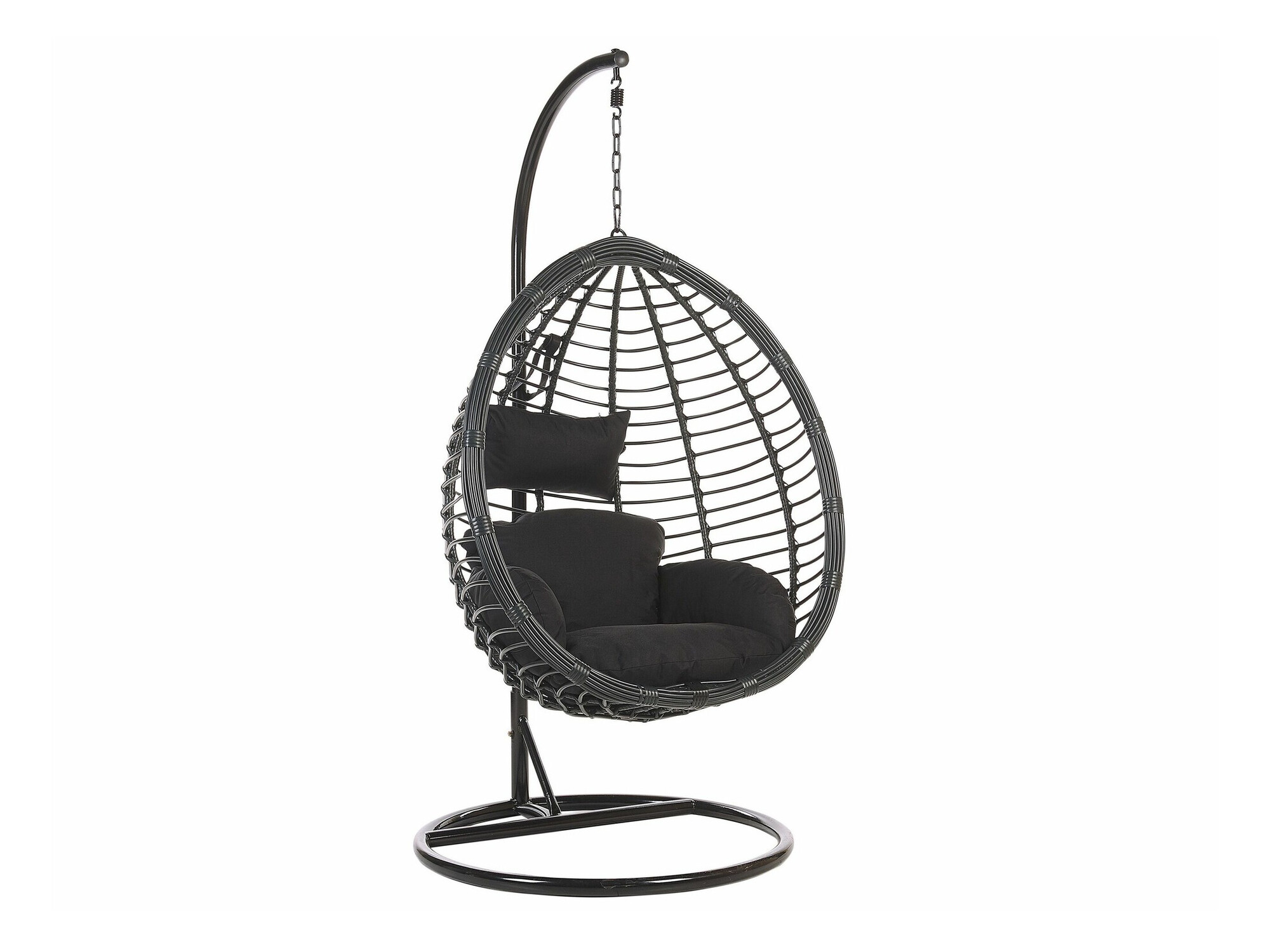 Piekaramais krēsls Berwyn 1910 (Melns)