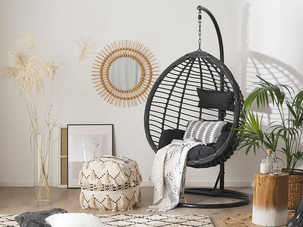 Piekaramais krēsls Berwyn 1910 (Melns)