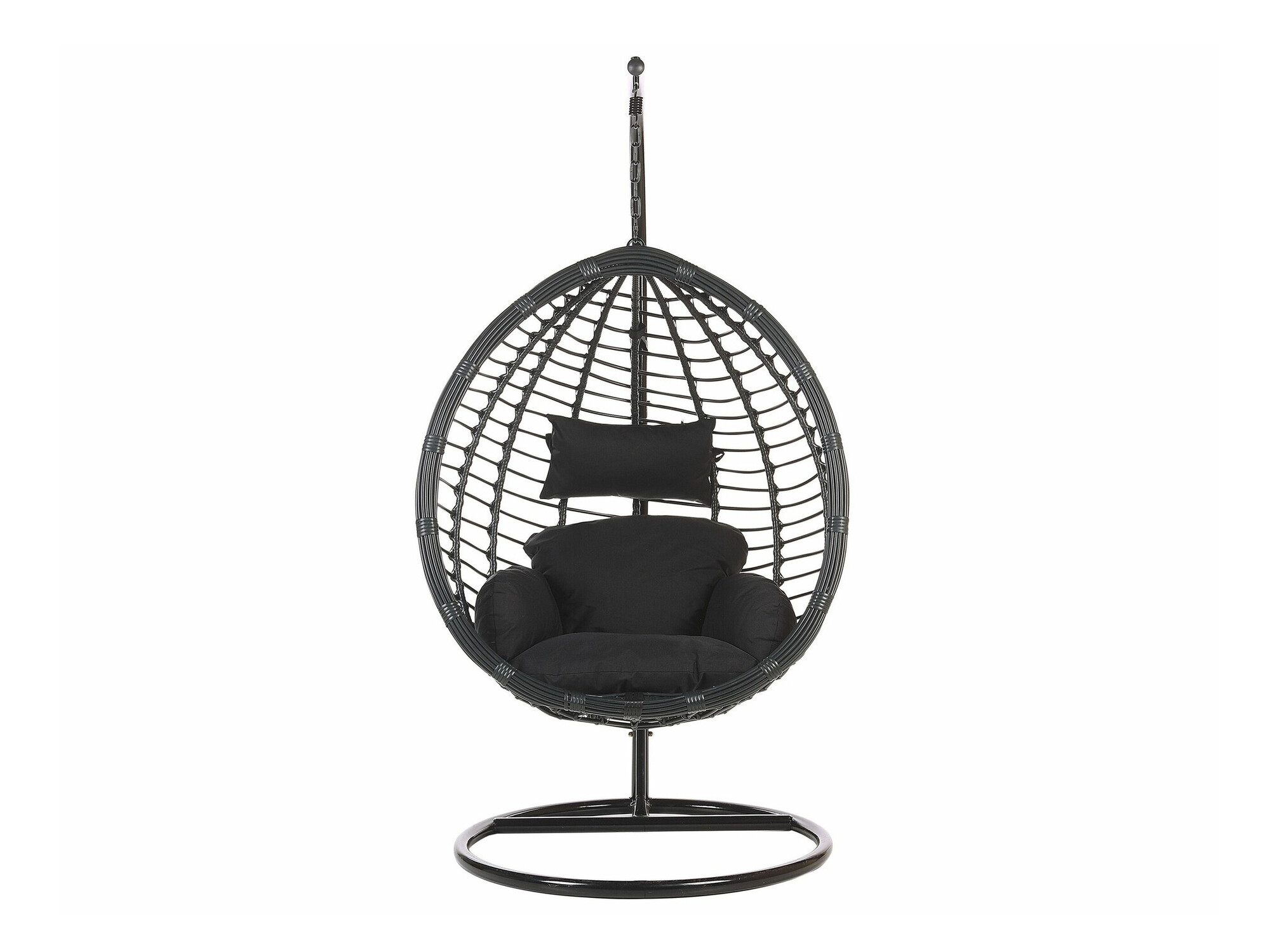 Piekaramais krēsls Berwyn 1910 (Melns)