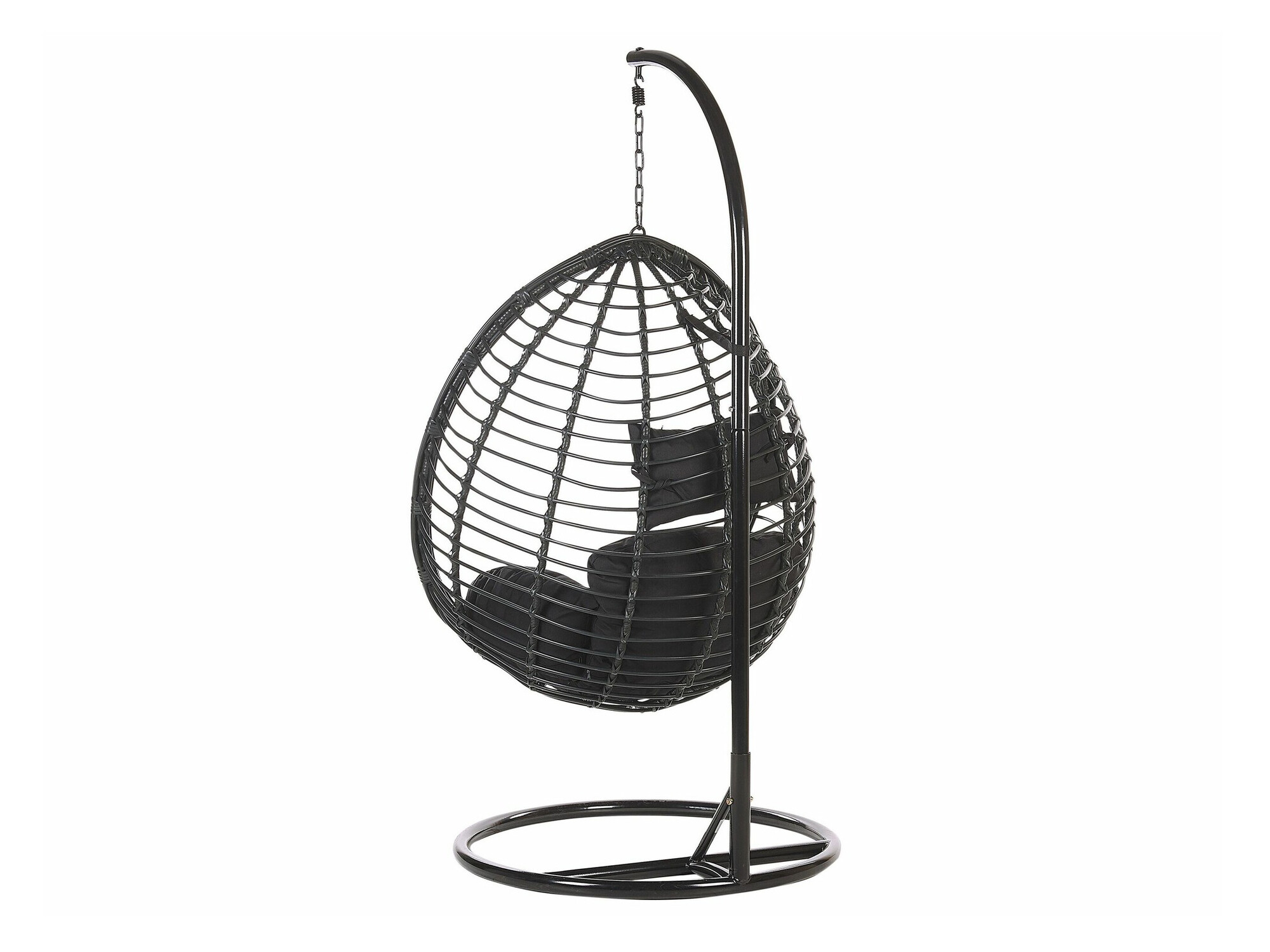 Piekaramais krēsls Berwyn 1910 (Melns)