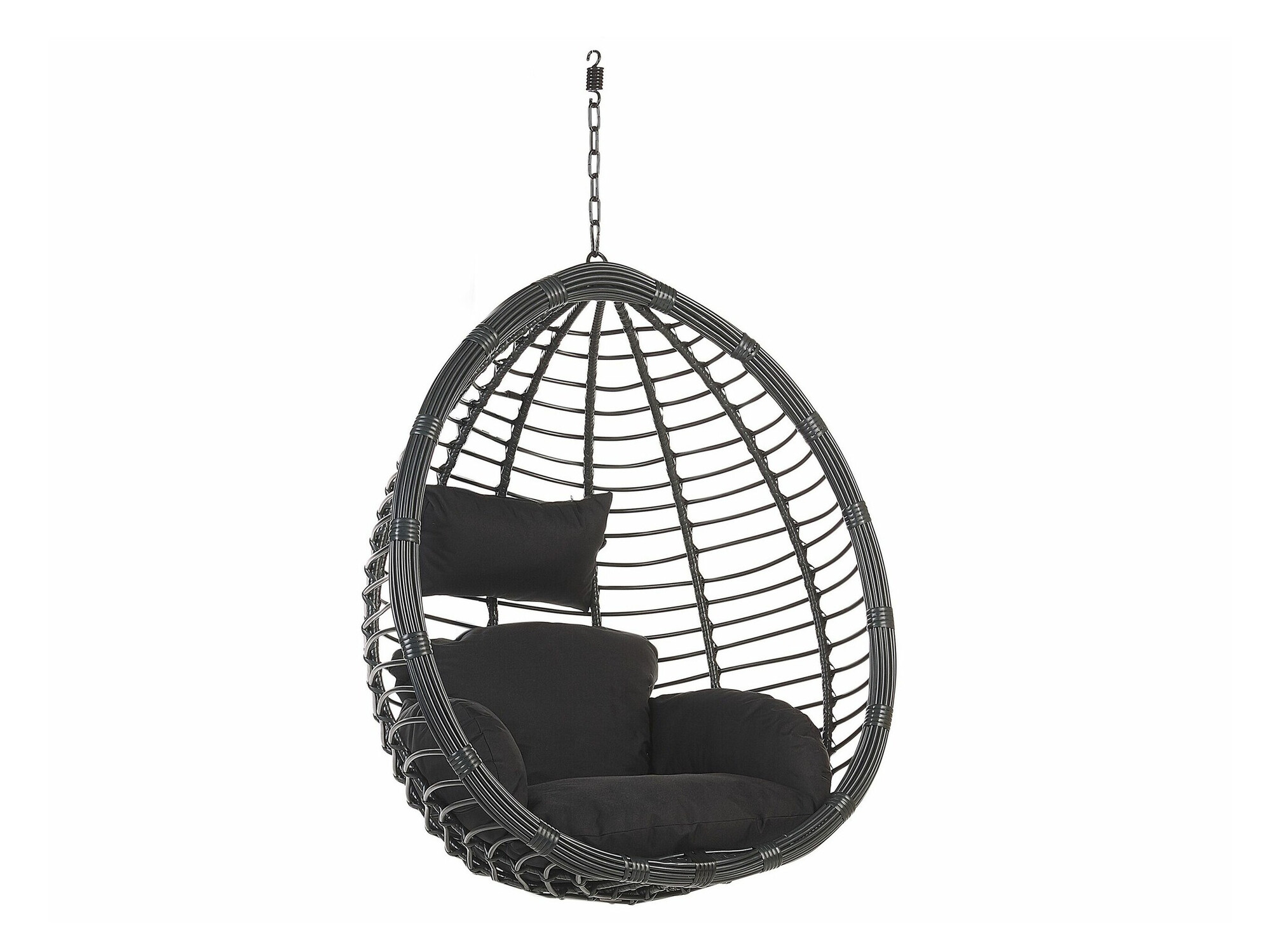 Piekaramais krēsls Berwyn 1910 (Melns)