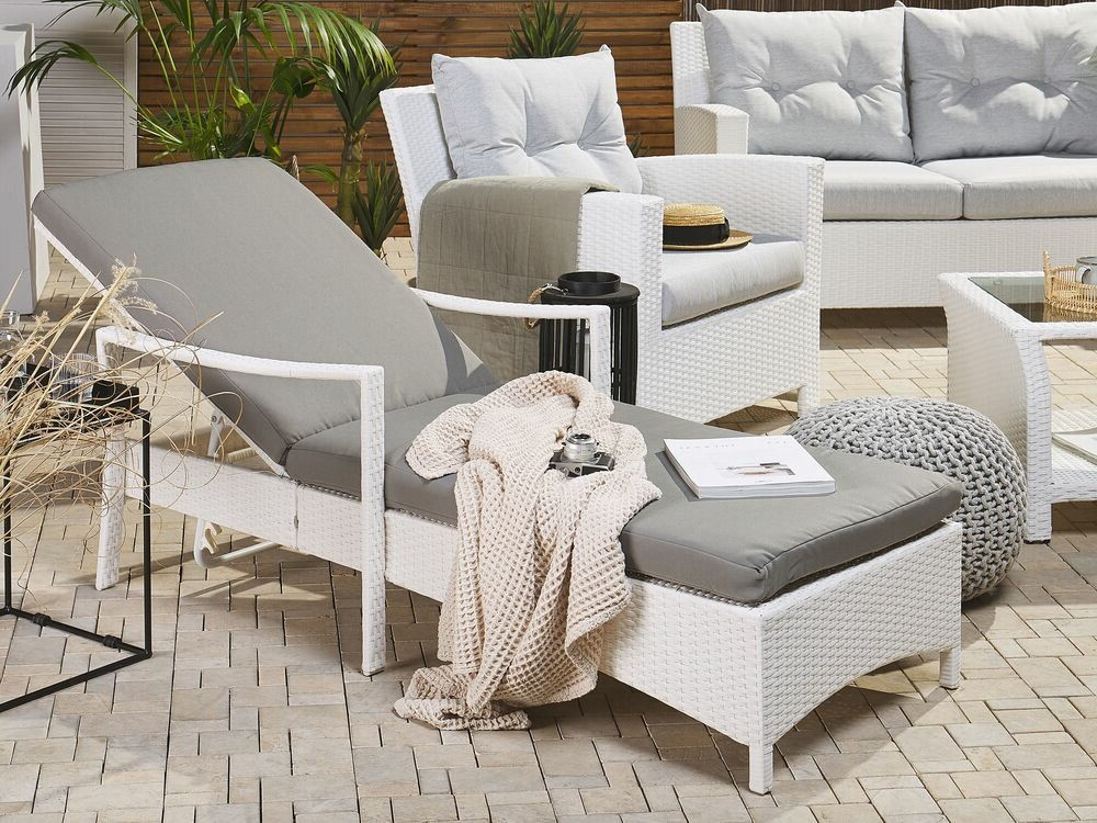 Sauļošanās krēsls Berwyn 1911 (Balts)