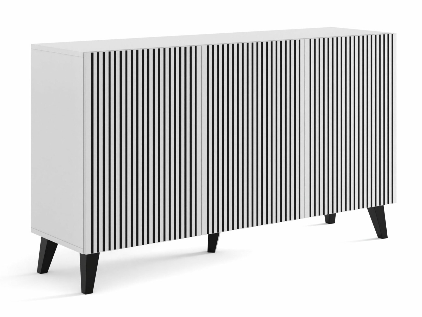 Skapis Buffalo 157 (Balts + Melns)