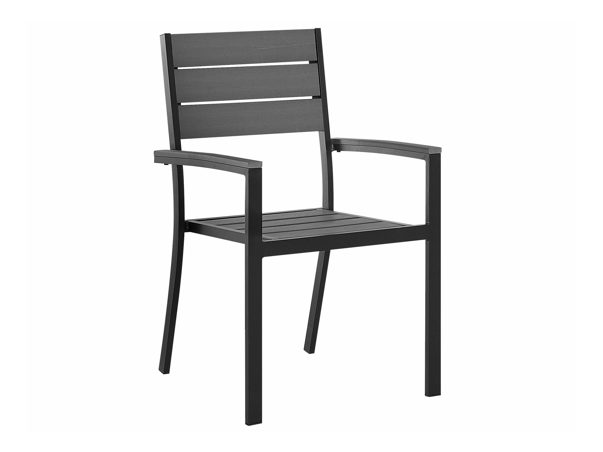 Стол и стулья Berwyn 1912 (Чёрный + Серый)