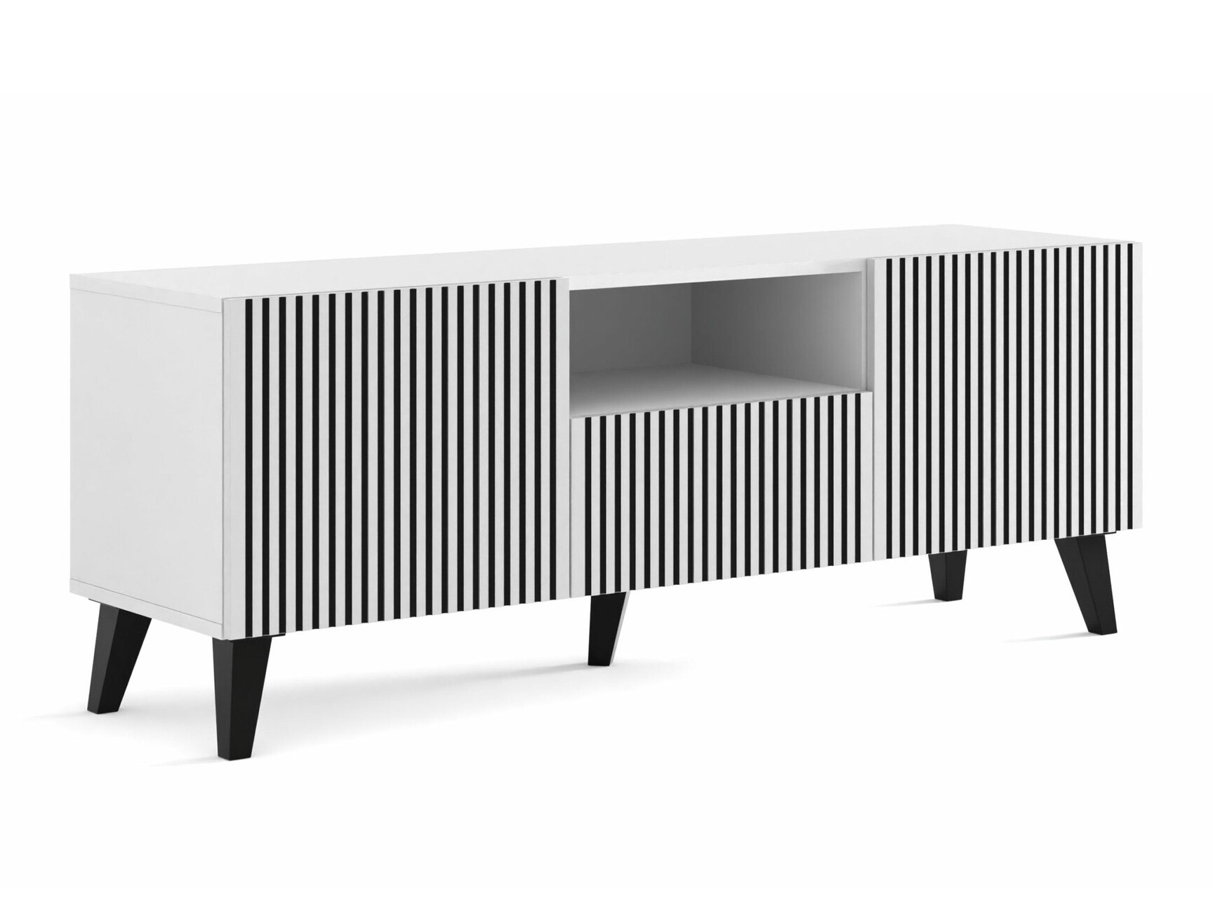 TV galds Buffalo 156 (Balts + Melns)