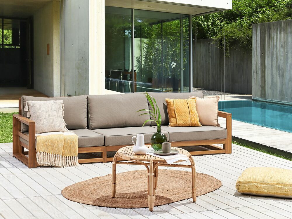 Dārza dīvāns Berwyn 1920 (Gaišs koks)