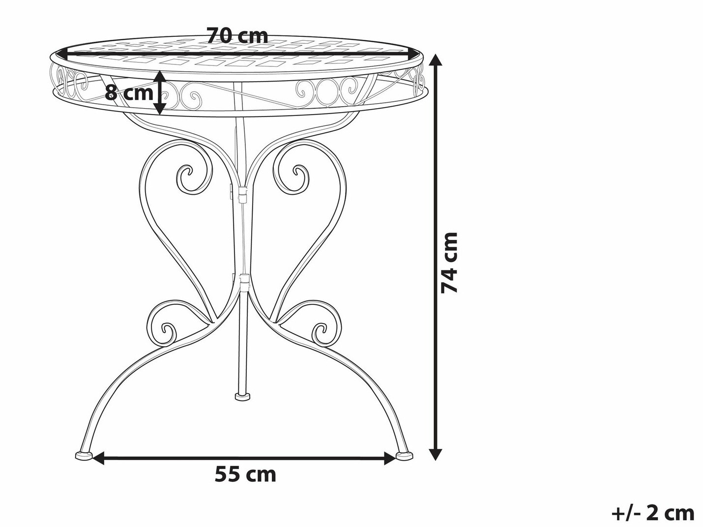 Dārza galds Berwyn 1923